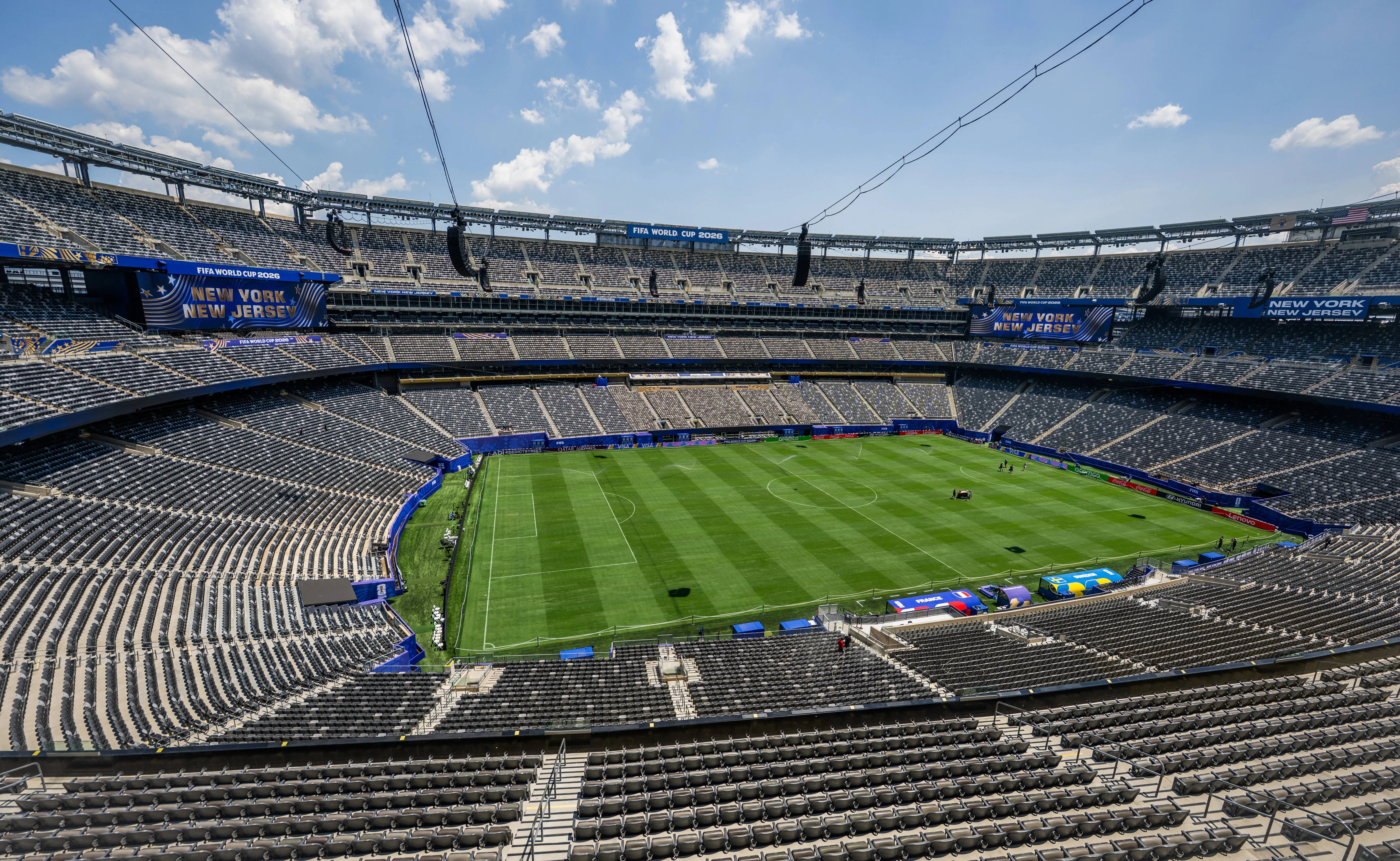 The 2026 World Cup final will be held at MetLife Stadium on July 19th
