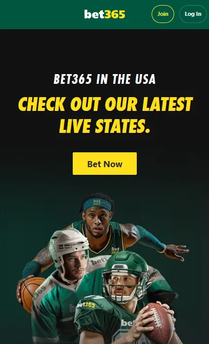 Bet365 legal status in the USA: 16 States