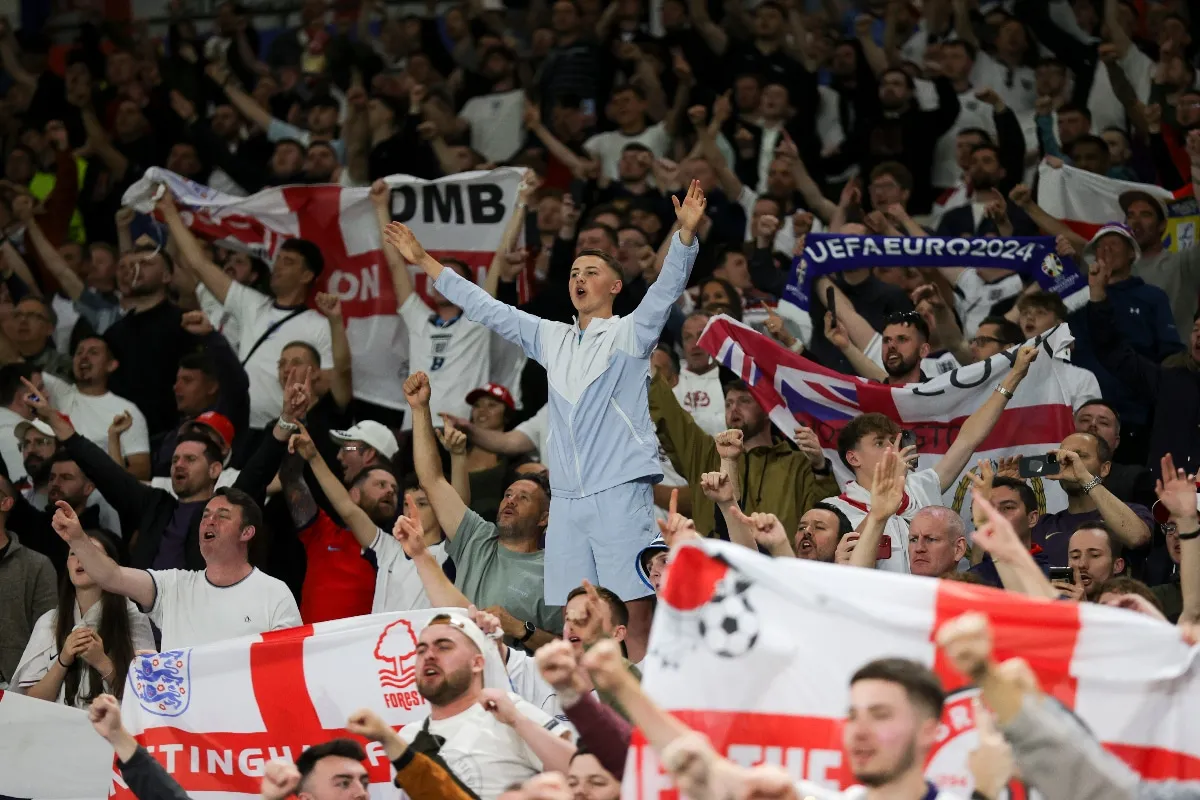 England fans at euro 2024