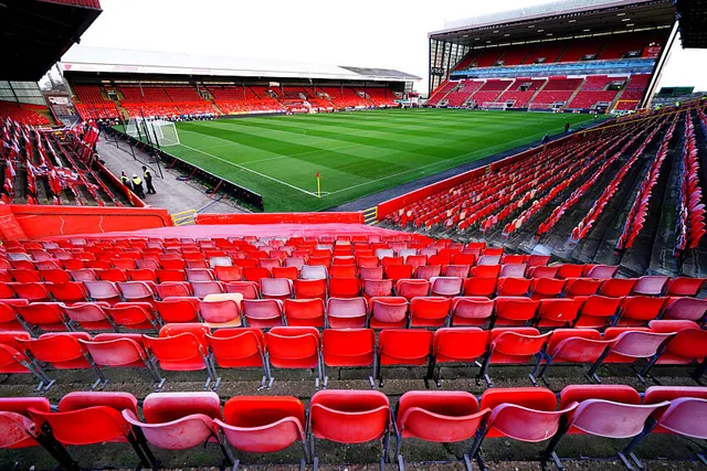 General view of Pittodrie Stadium