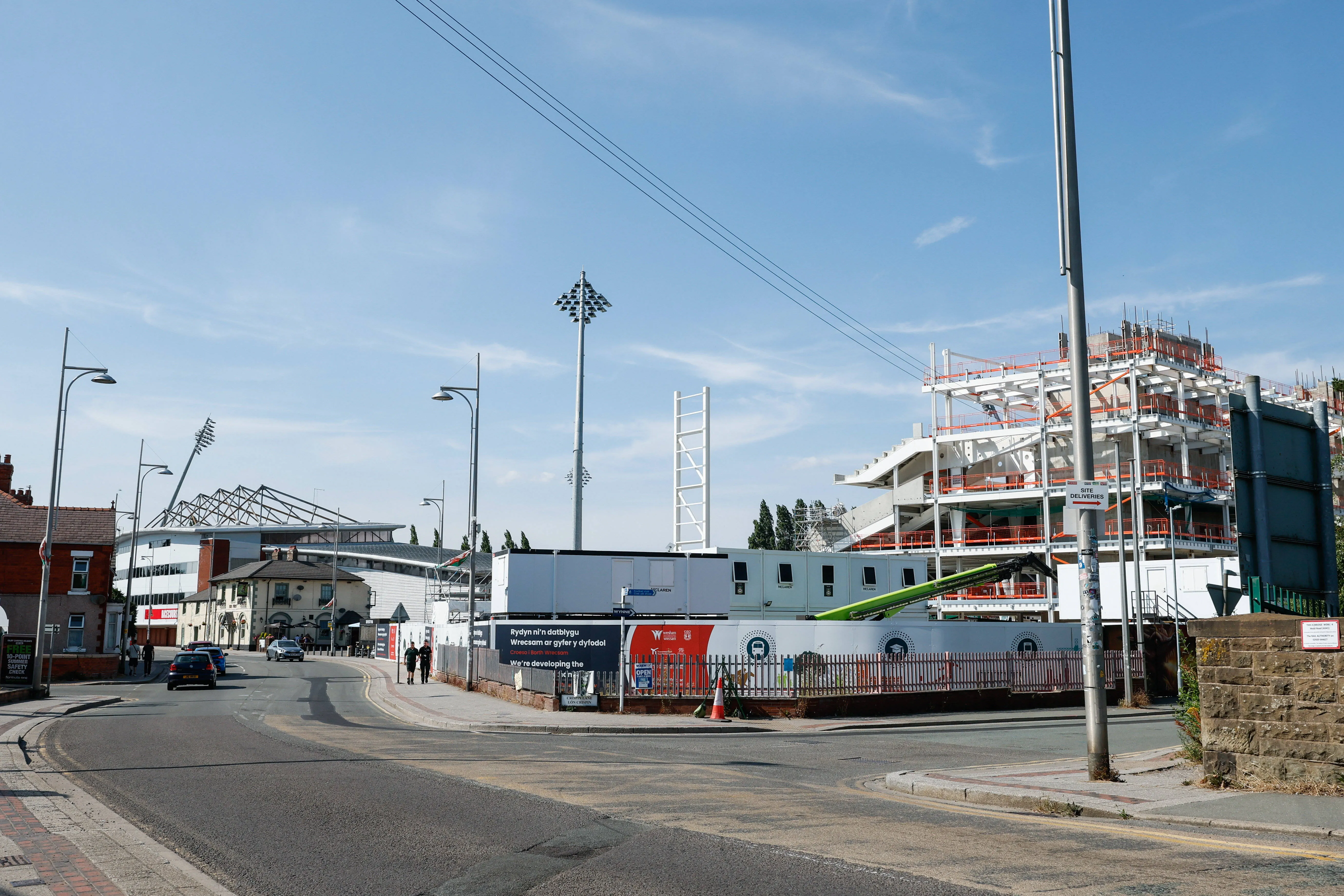 Concrete pour takes centre stage in latest Kop Stand update as Racecourse Ground footage emerges