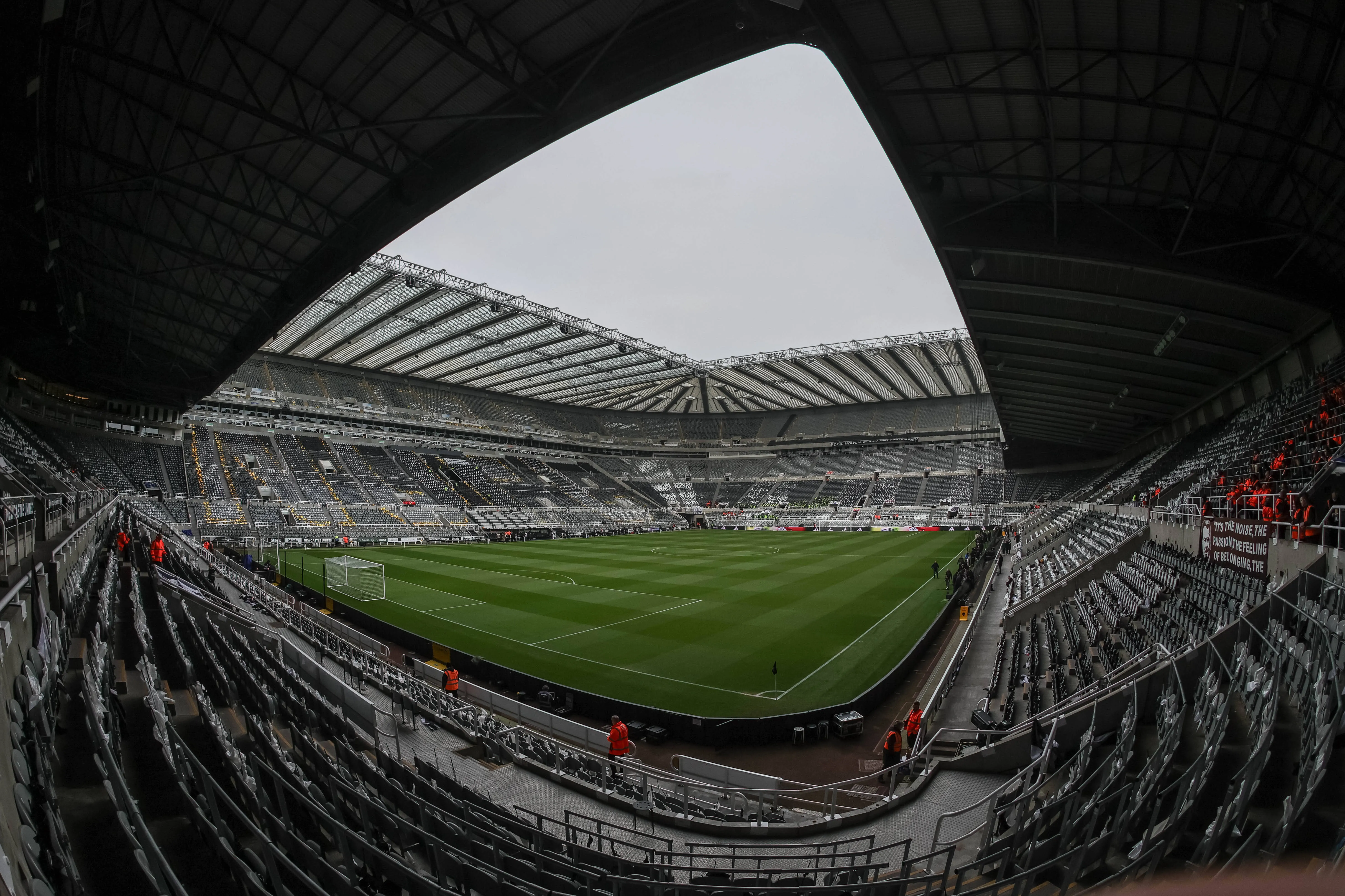 View inside St James' Park
