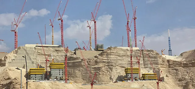 Prince Mohammed bin Salman Stadium under construction
