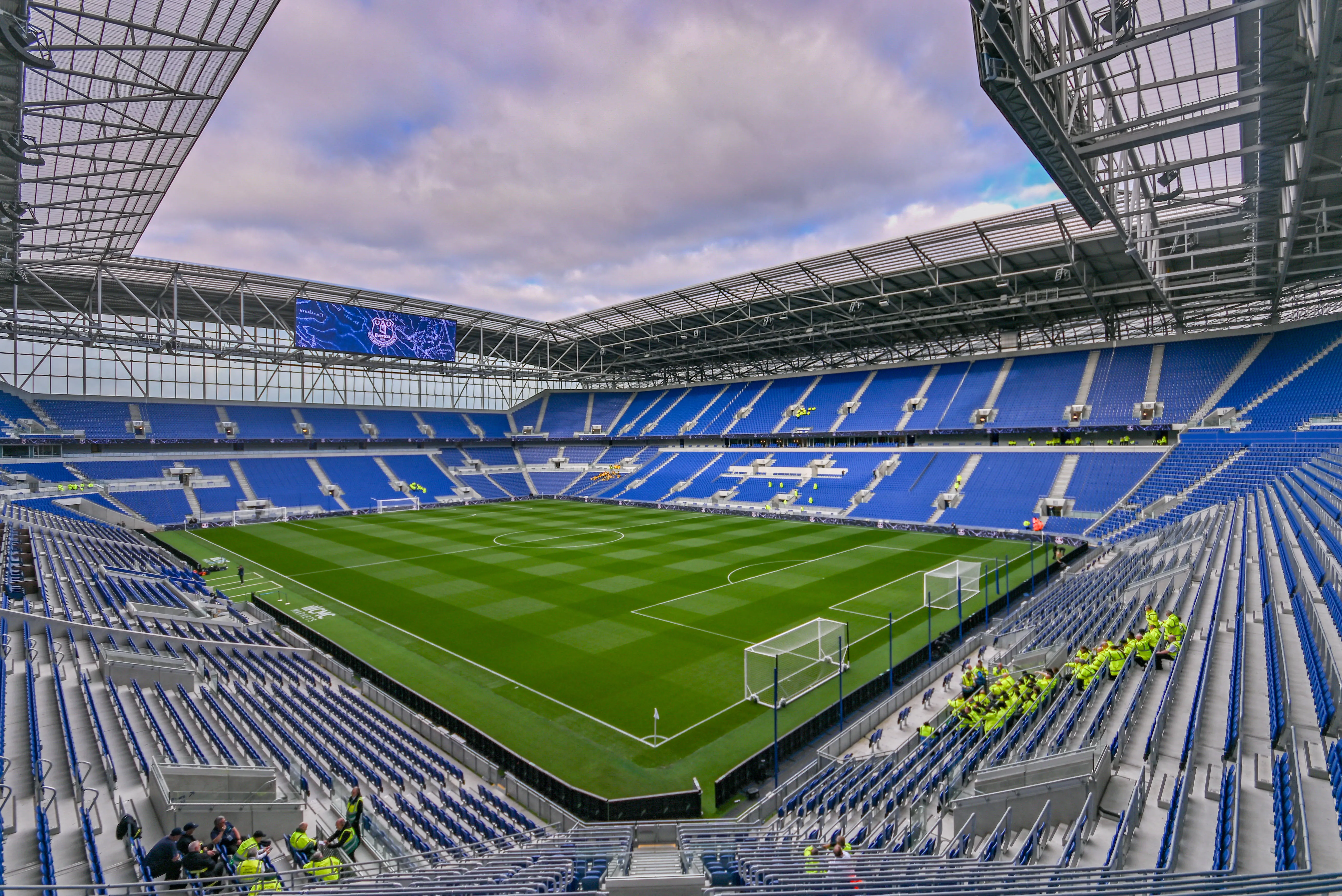View inside the home of Everton, Hill Dickinson Stadium