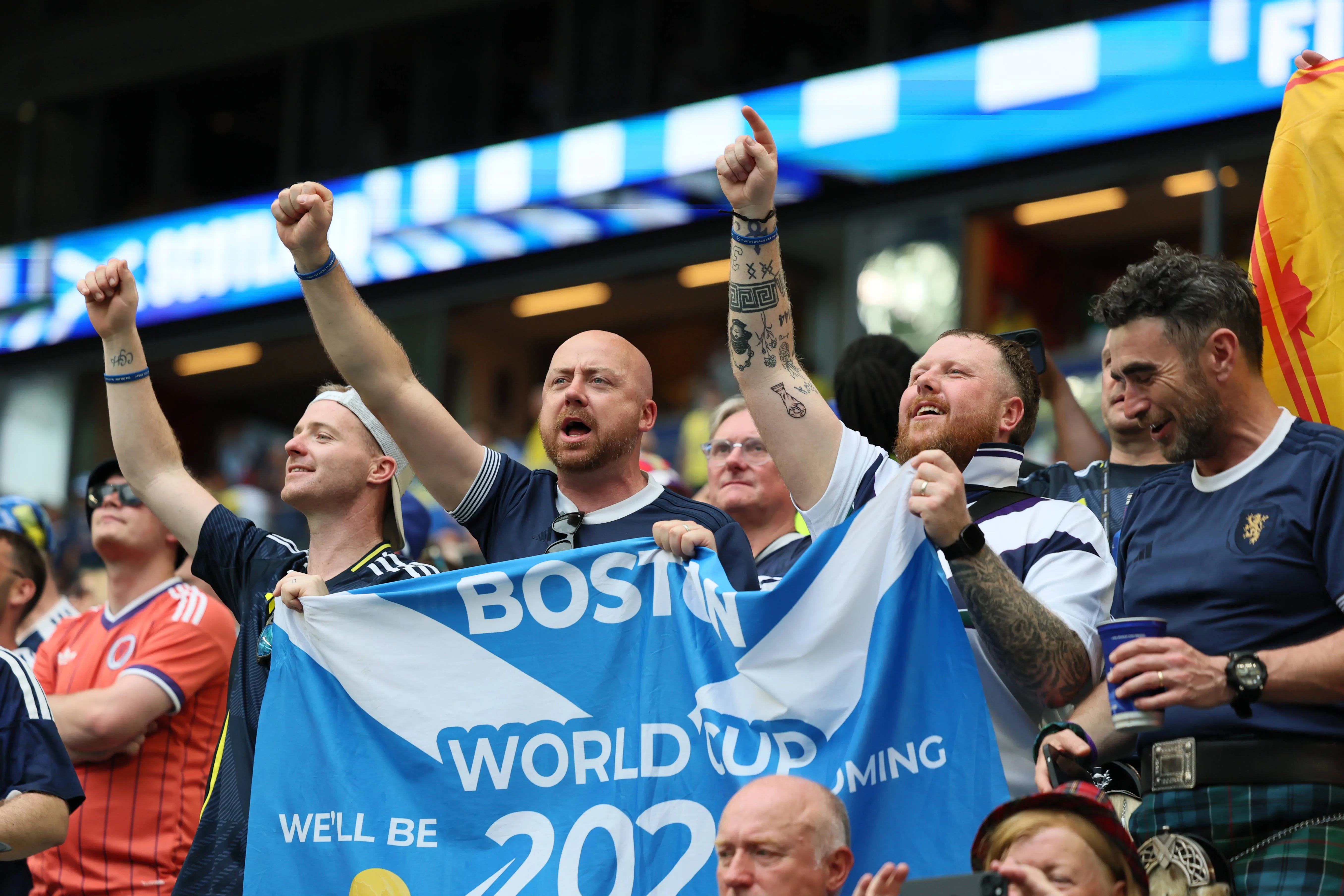 Scotland fans at the 2026 World Cup