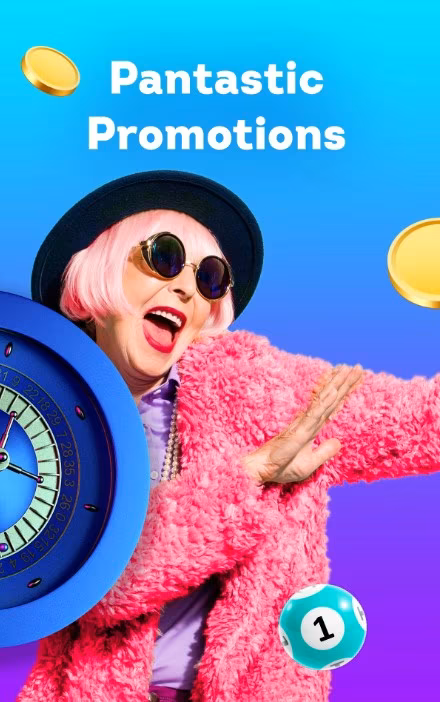 Lucky Pants Bingo promotions and Loyalty Pants on the app