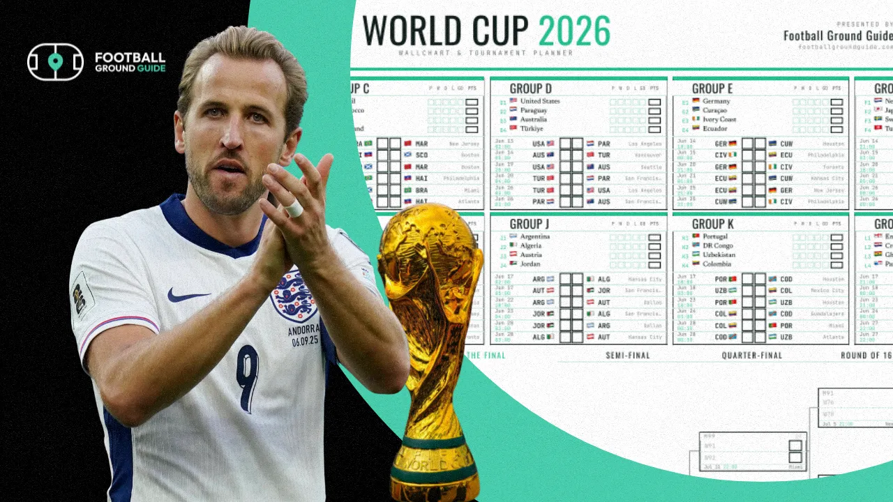 2026 World Cup Wall Chart and Tournament Planner: Free Download (A3 and A4)