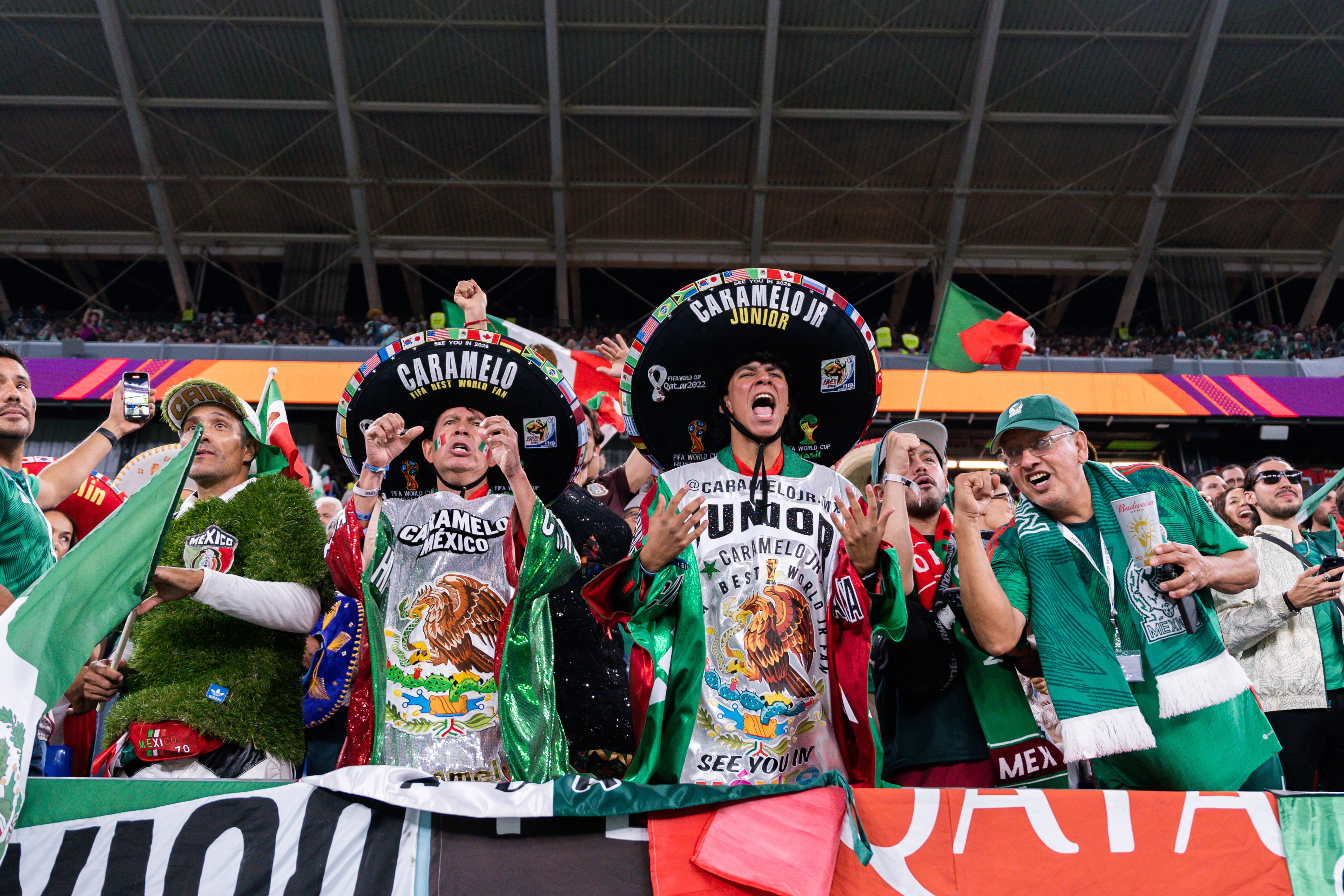 Mexico fans were impossible to miss at the 2022 World Cup in Qatar 
