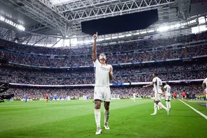 Real Madrid fans take in Old Trafford ahead of crunch Champions League match