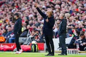 Pep Guardiola on Anfield experience after draw with Liverpool