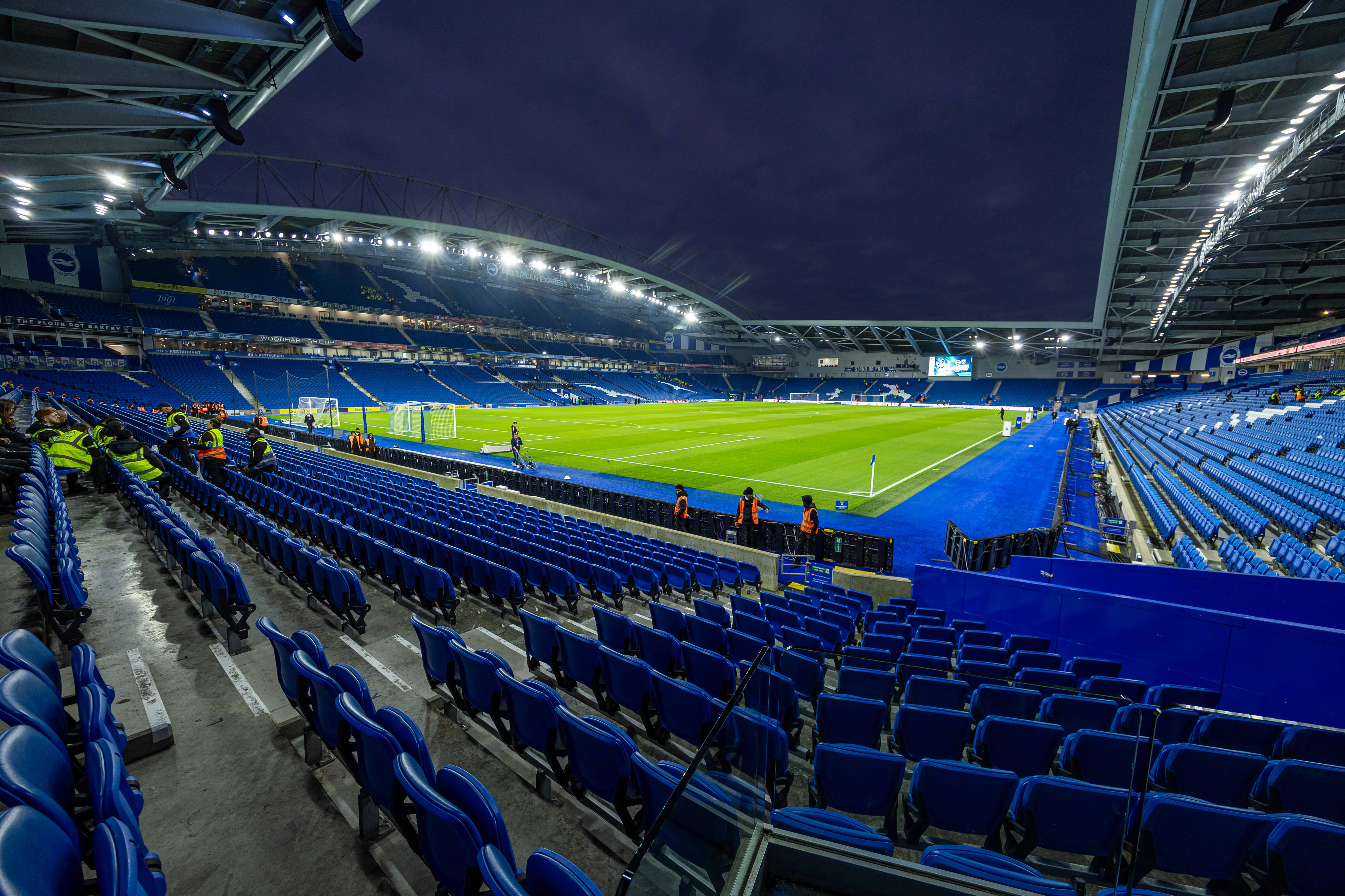 View inside the Amex Stadium