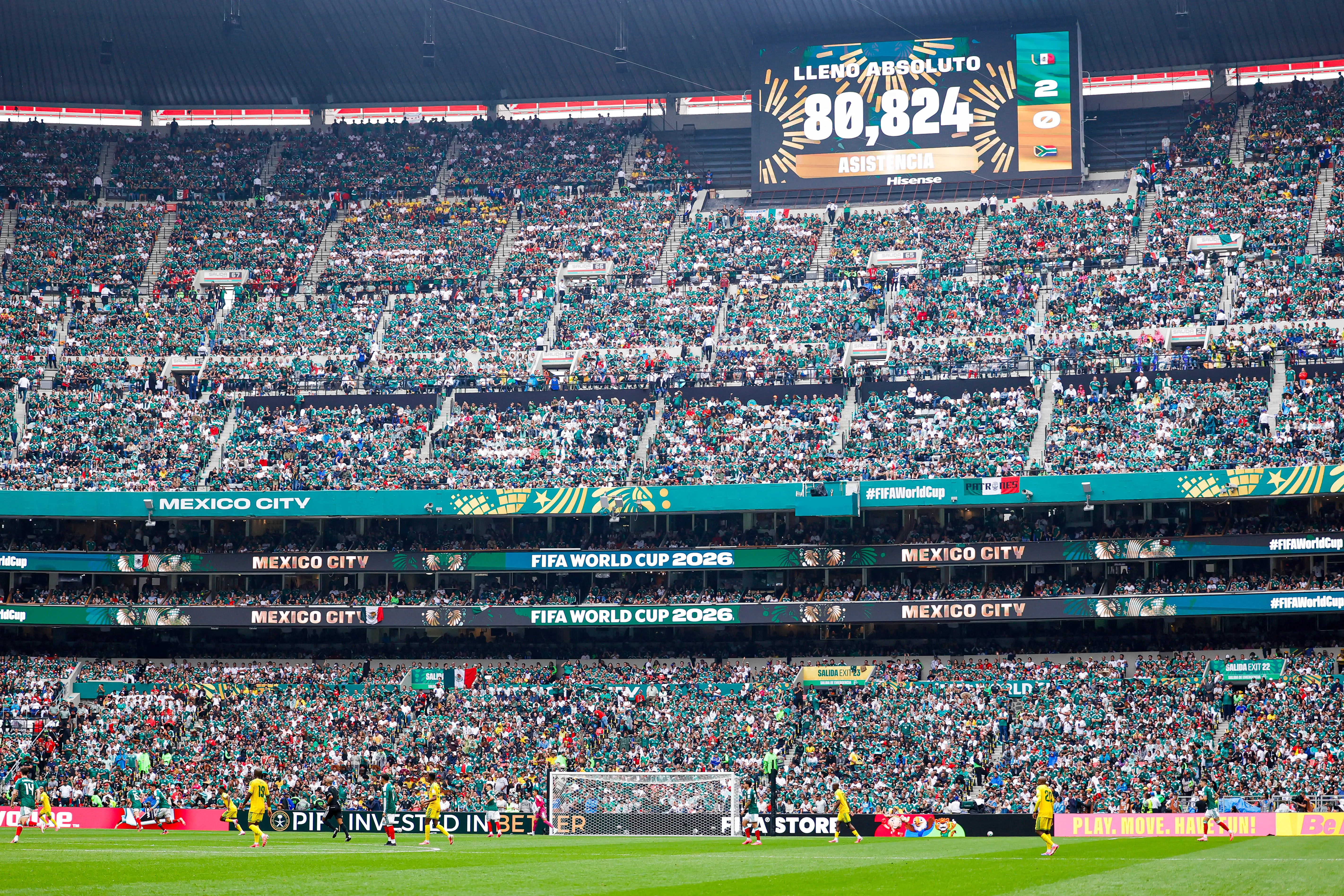 What was the highest attended match of the opening round of the 2026 World Cup?