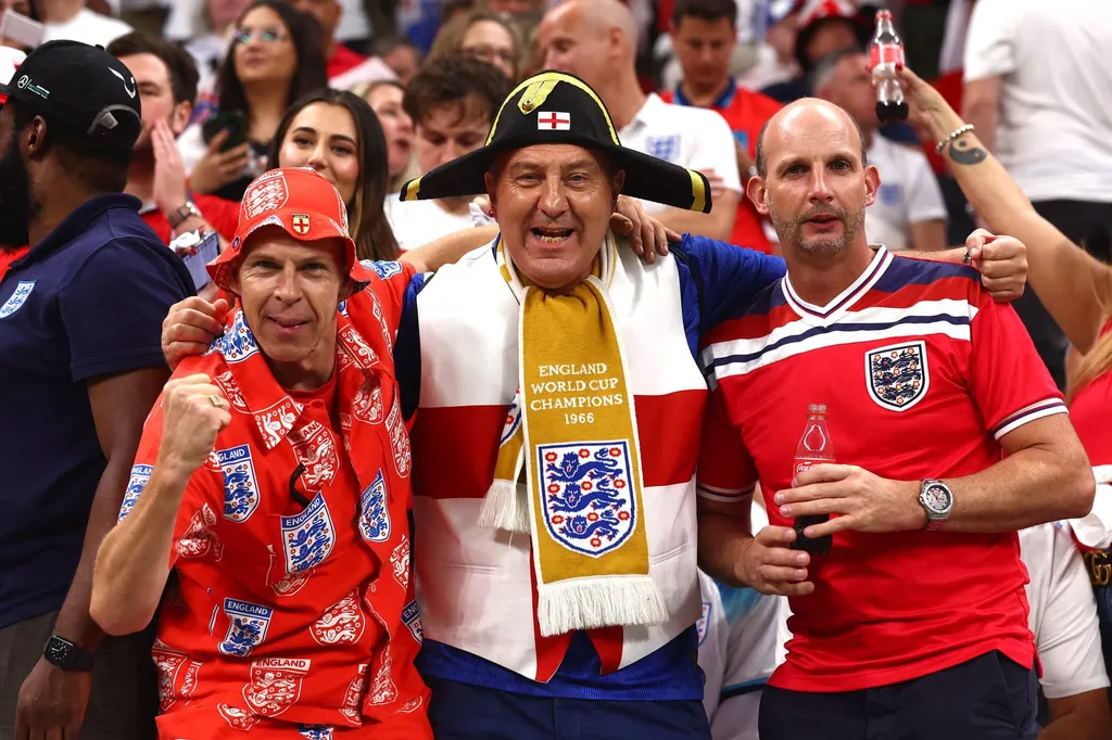 England fans at the 2022 World Cup | The Euro 2024 host will be Germany