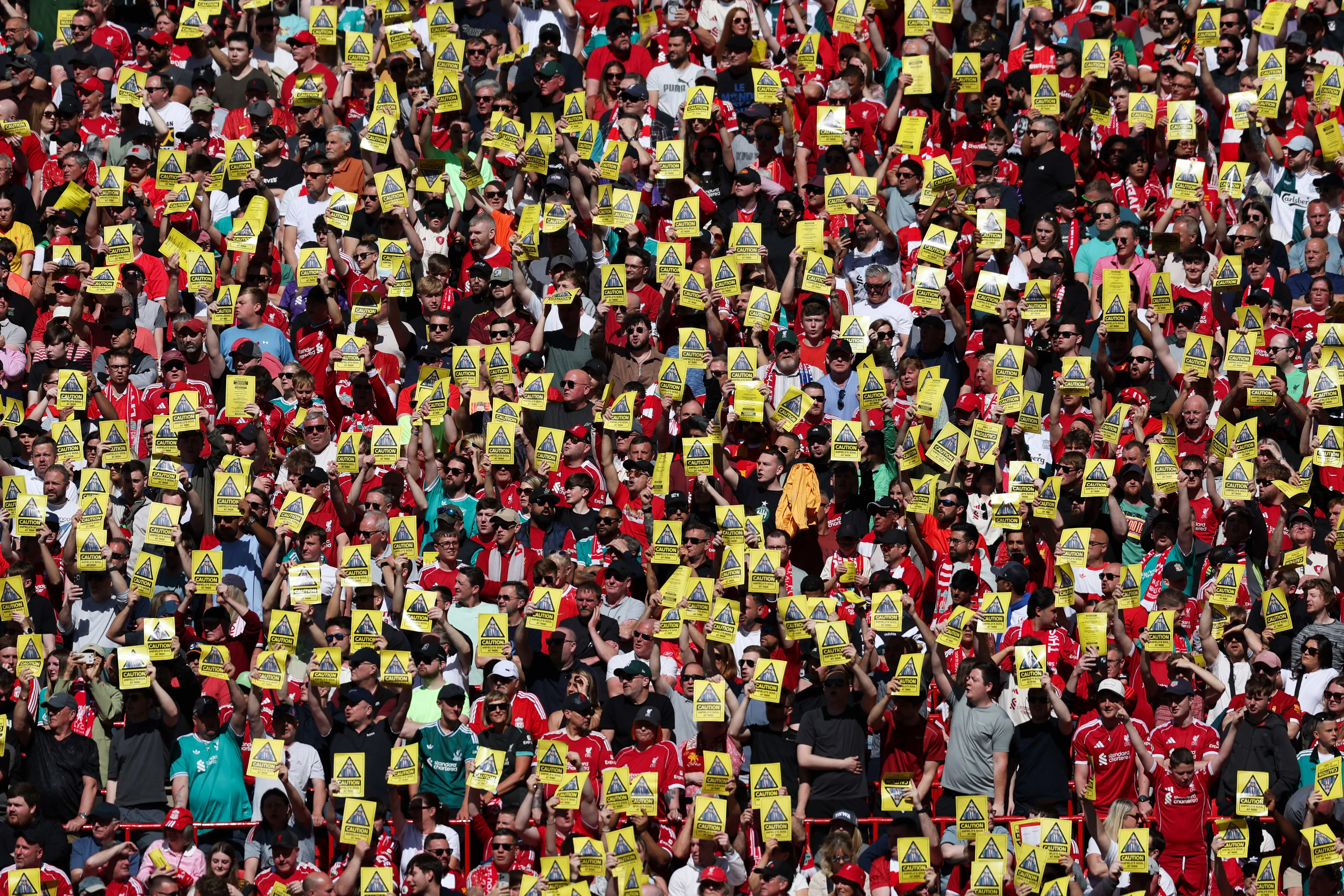 What Liverpool fans chanted at FSG during mass-scale Anfield protest over ticket price rises