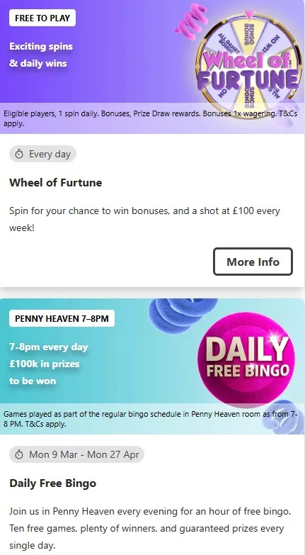 kitty bingo casino ongoing promotions