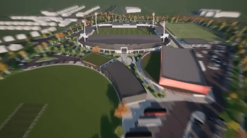 The Home of Football - New Sheffield FC Stadium - Artists impressions 1