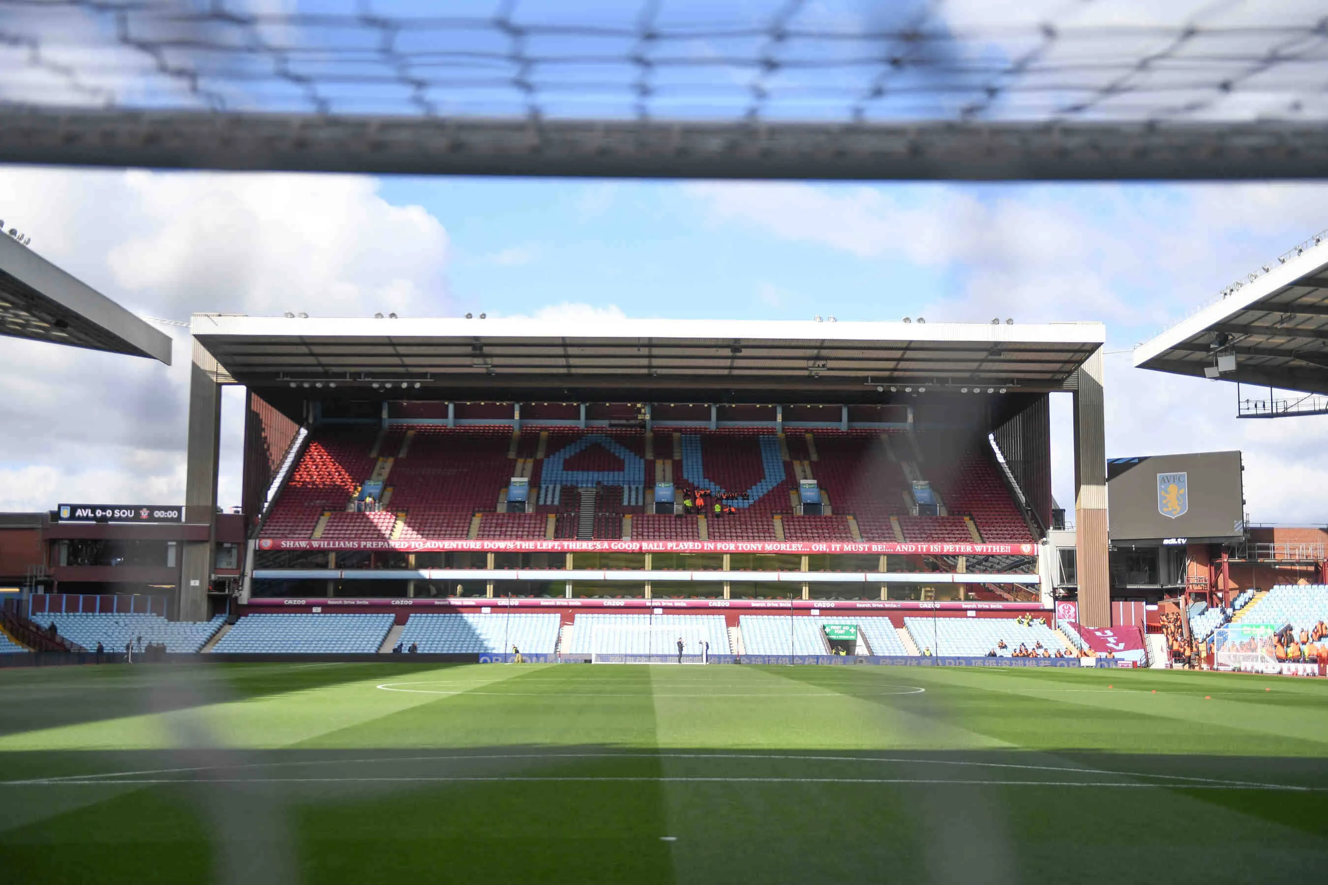View of the North Stand at Villa Park