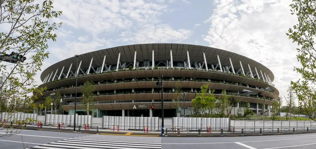 Japan National Stadium is one of the biggest stadiums in the world