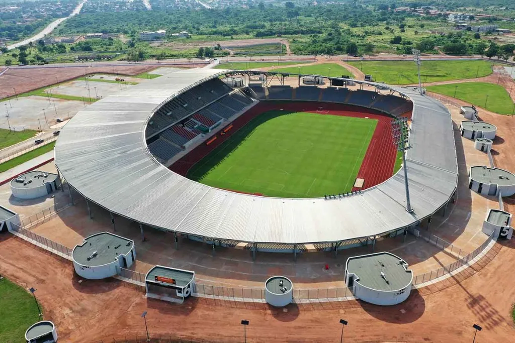 Government picture of the Charles Konan Banny Stadium, the Stade de Yamoussoukro