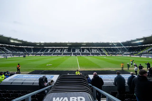Pride Park is currently one the 10 biggest Championship football grounds