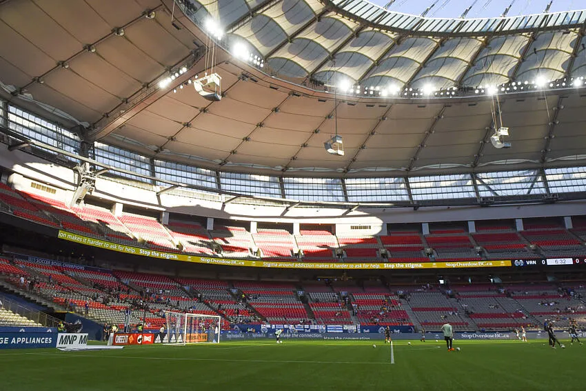 General view of BC Place in Vancouver