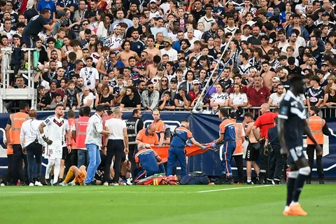 Has this Bordeaux fan just cost his team promotion to Ligue 1?