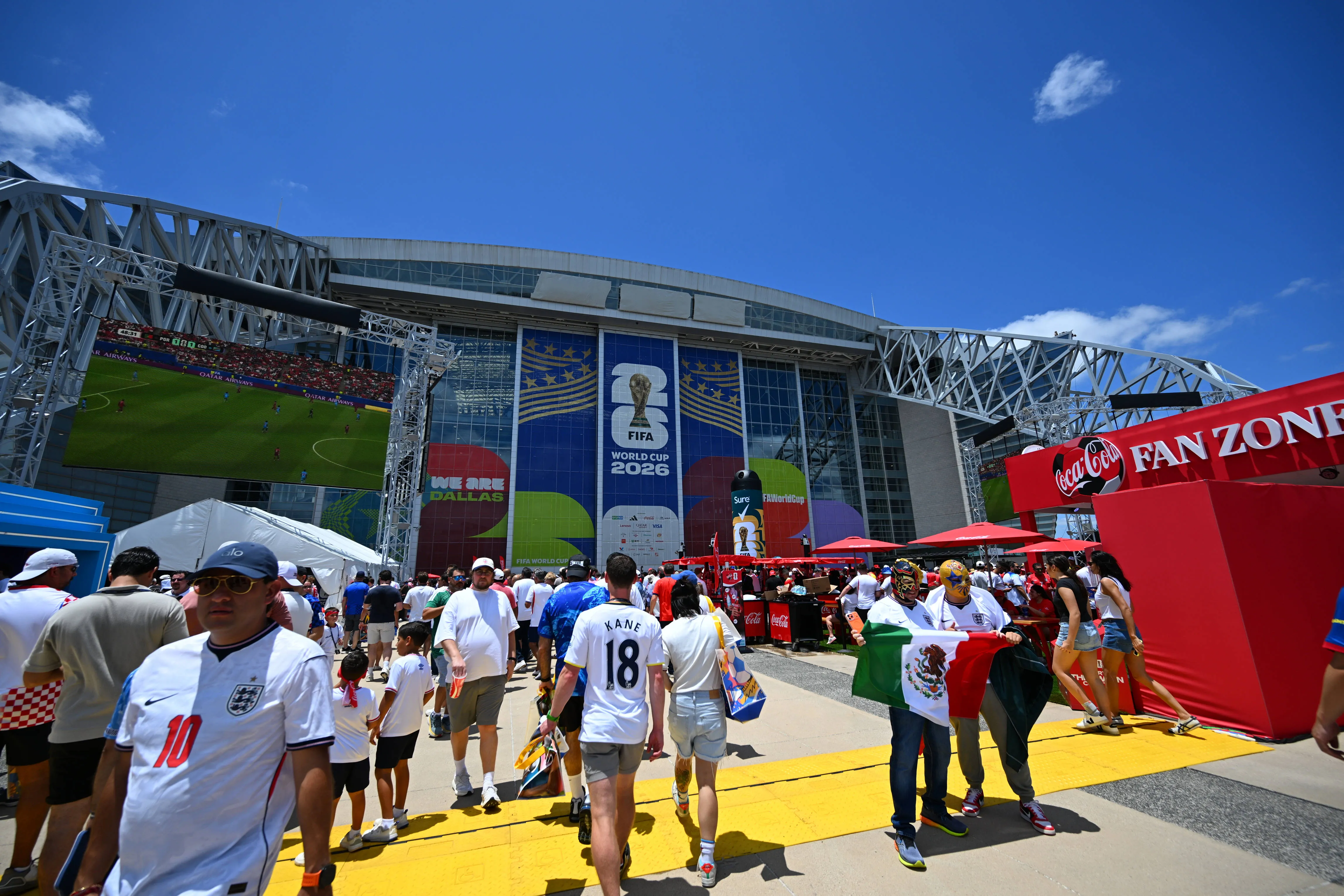 FIFA issue statement amid reports of ticketless fans gaining entry to England&rsquo;s World Cup opener