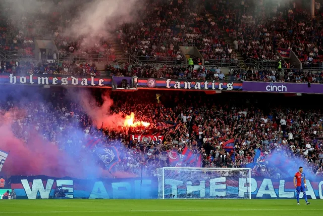 Crystal Palace supporters in the Holmesdale Stand | Crystal Palace tickets