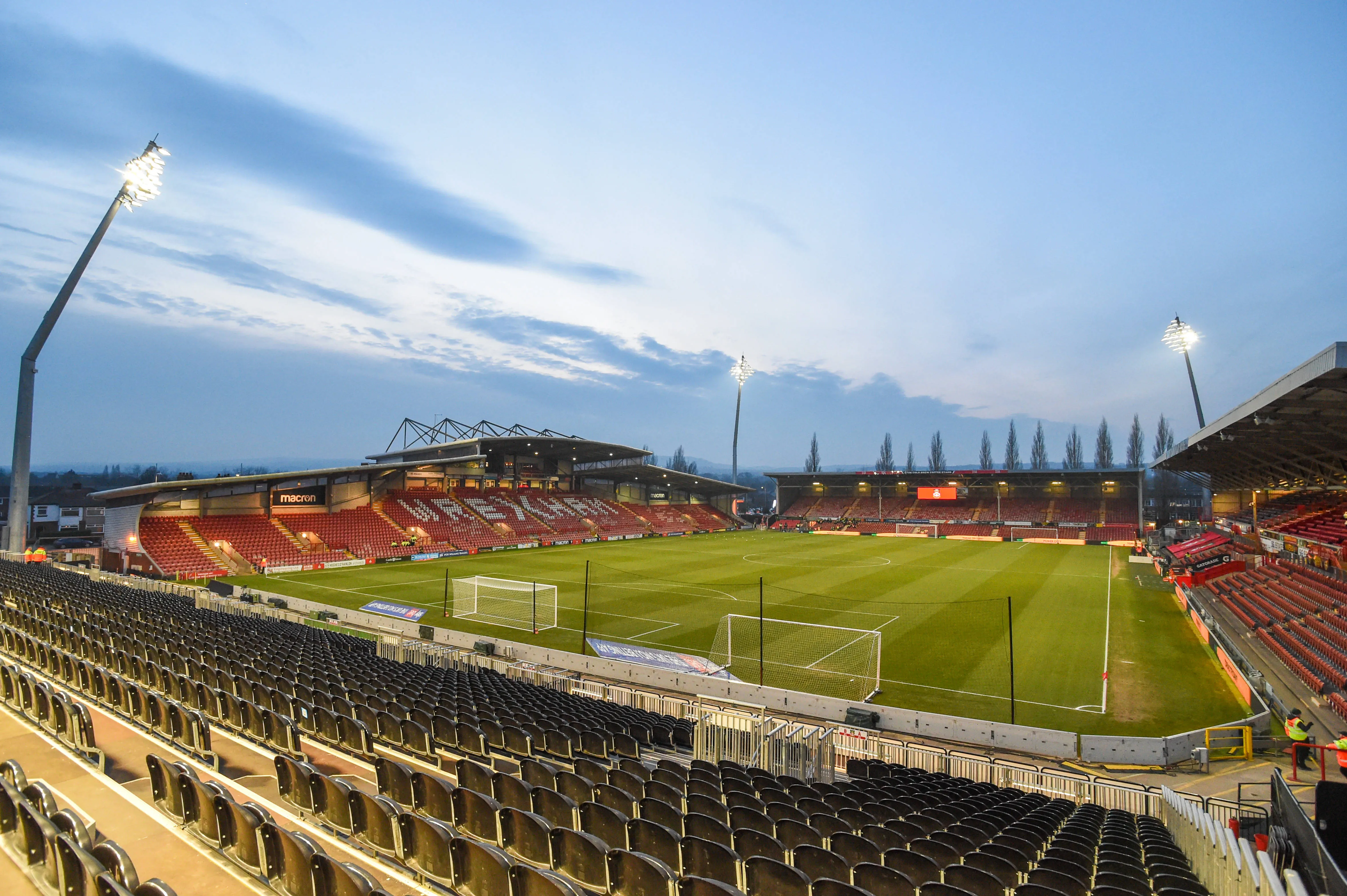 General view inside the ST&Aring;K Racecourse Ground