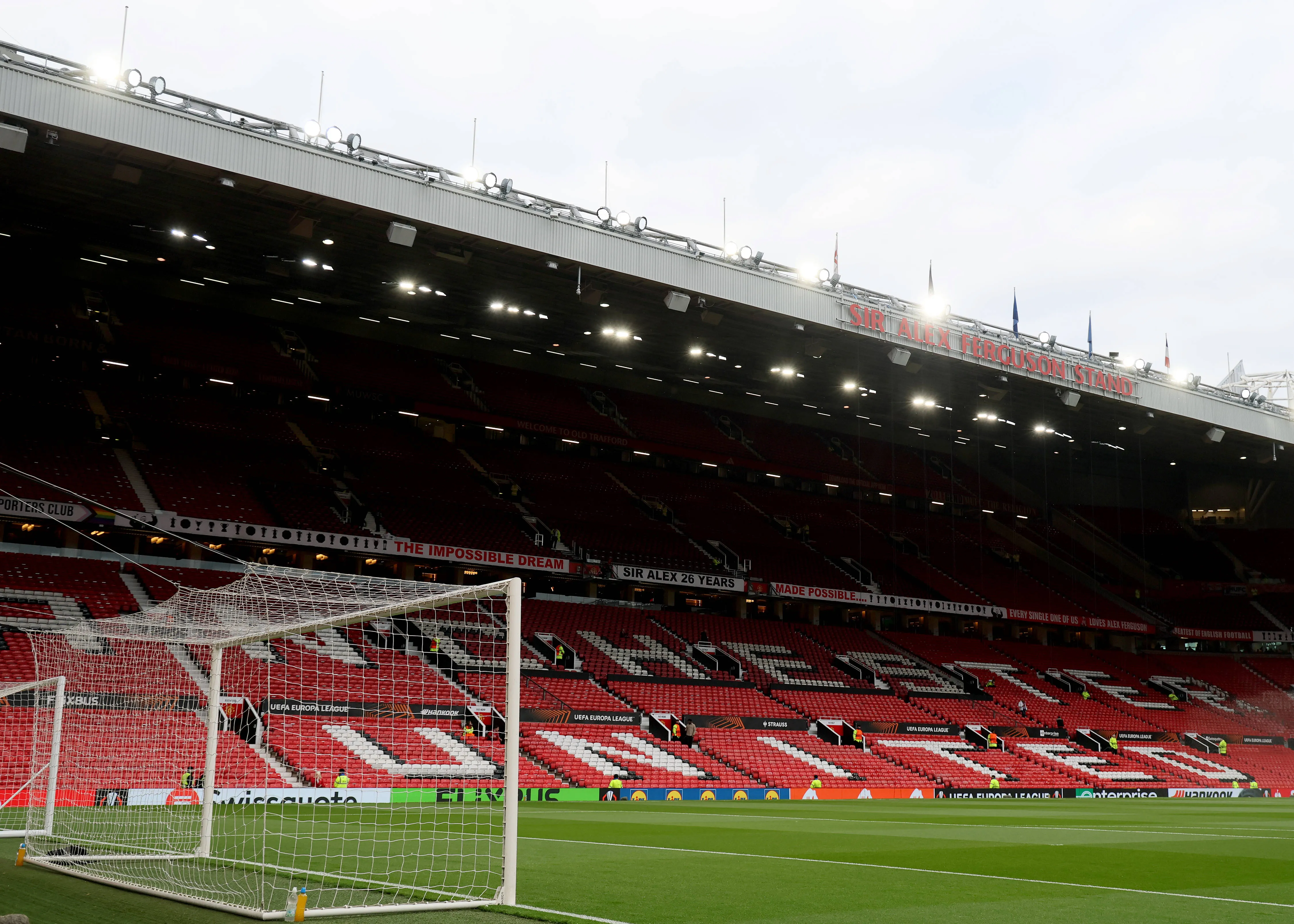 A general view inside Old Trafford