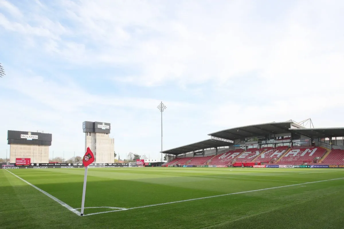 New Wrexham drone footage shows &ldquo;another huge step forward&rdquo; in Racecourse Ground expansion