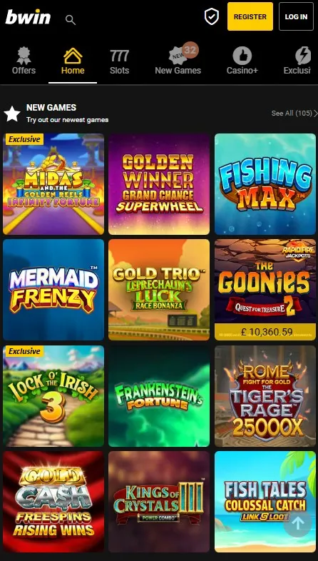 bwin review: casino games