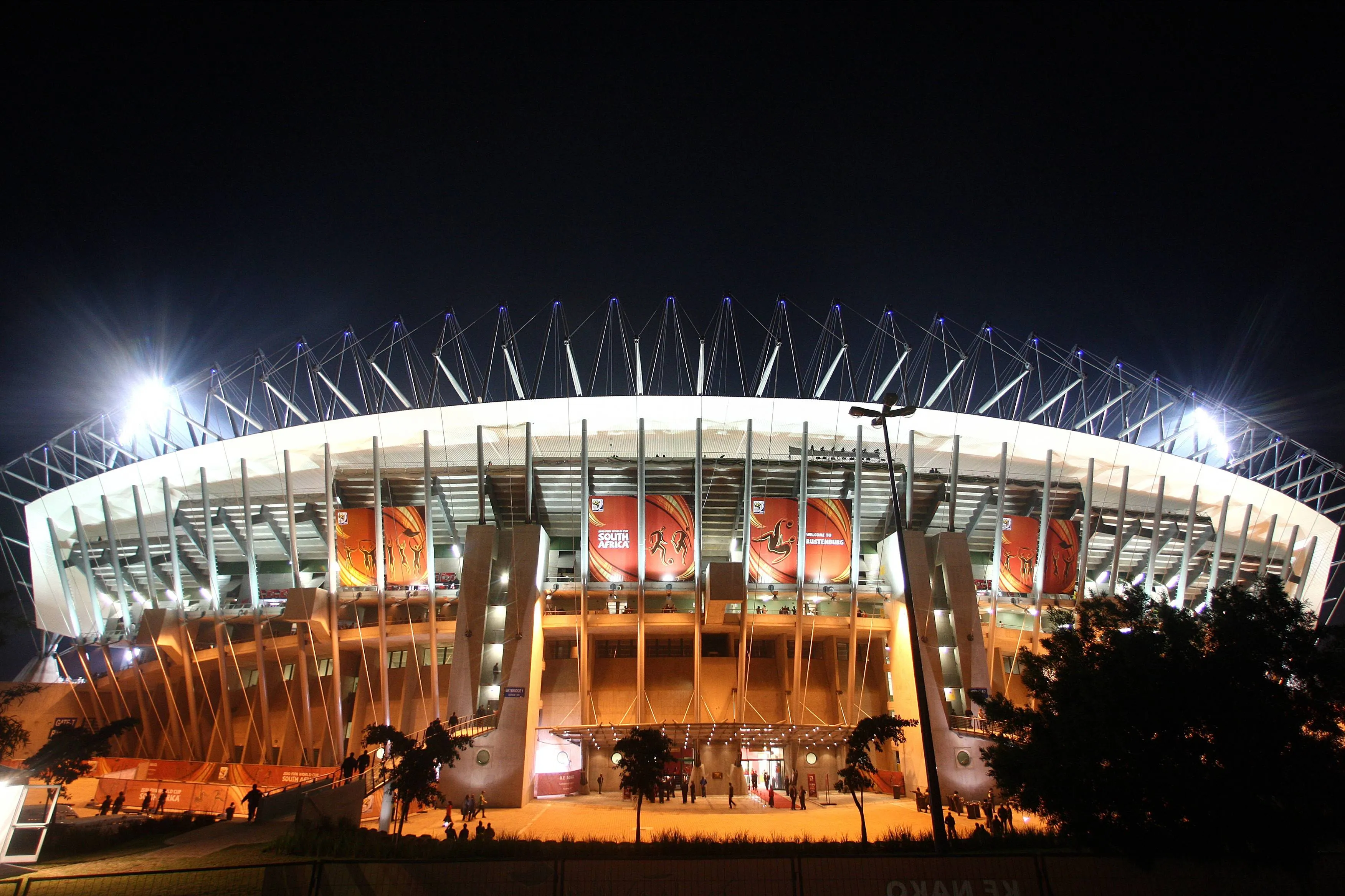 View outside the Royal Bafokeng Stadium  2010 World Cup Group C match between England and USA