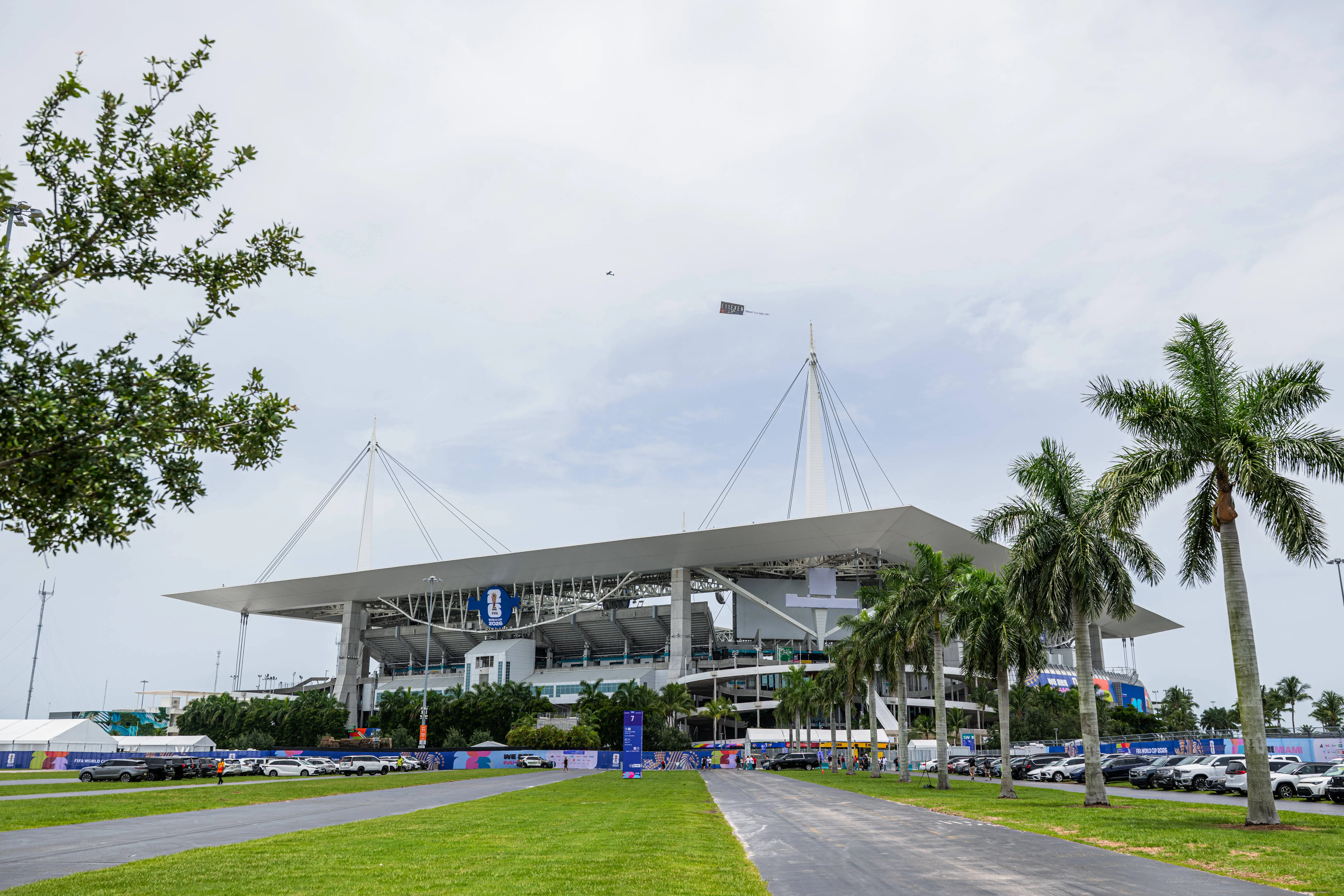 View outside Miami Stadium during the 2026 World Cup