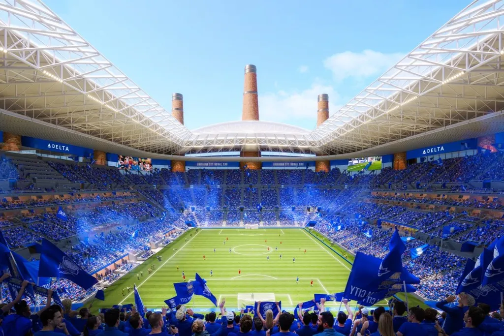New Birmingham City Stadium inside