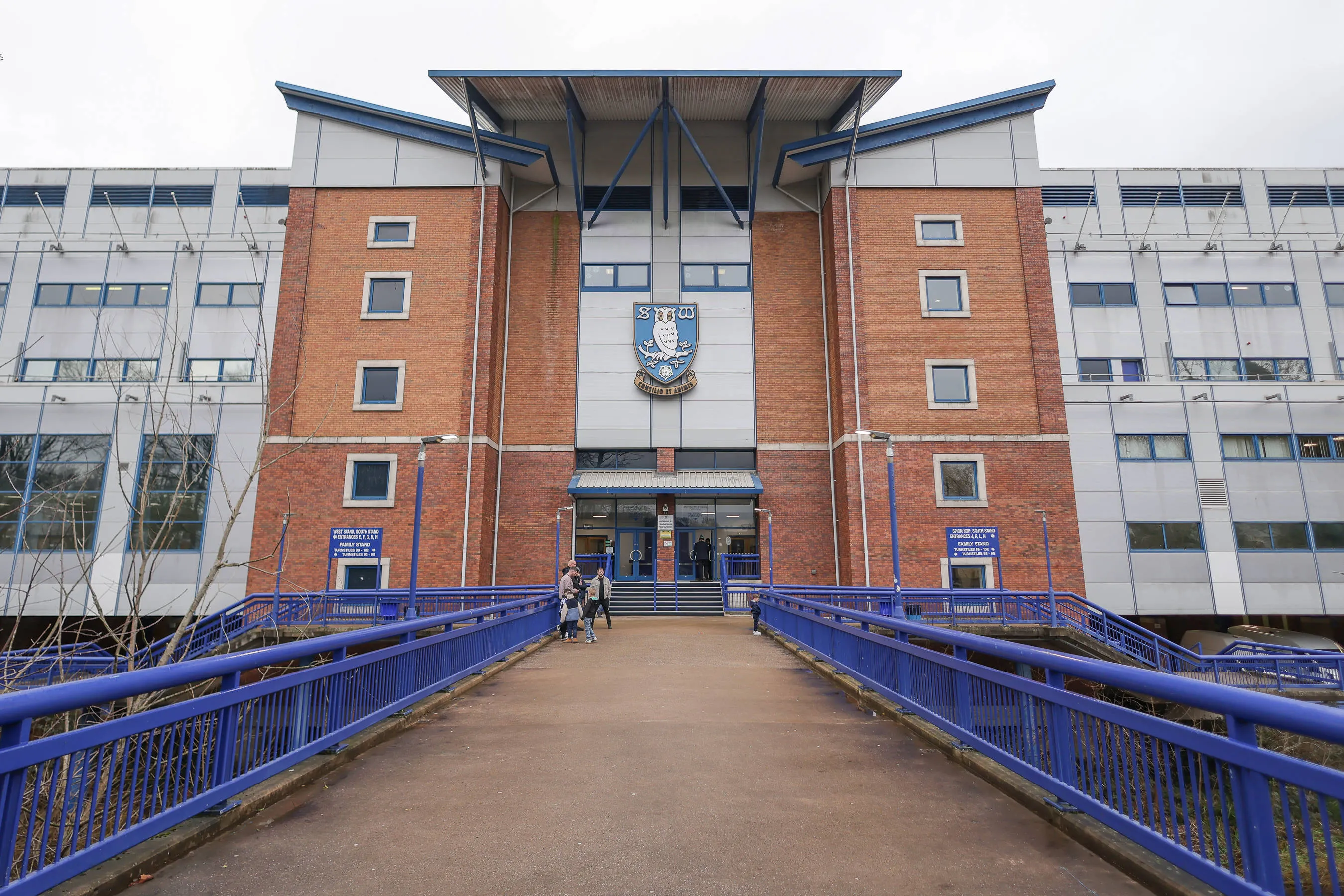 A general view outside the Hillsborough Stadium