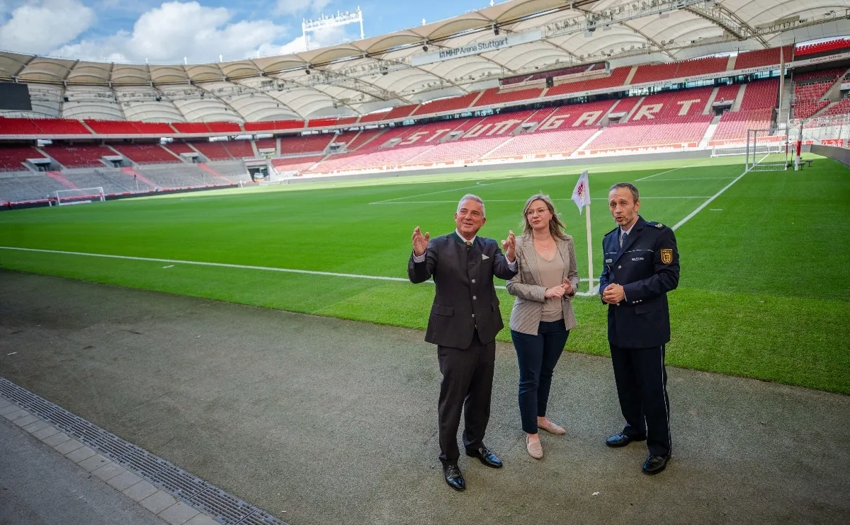 Hungary fans in stuttgart