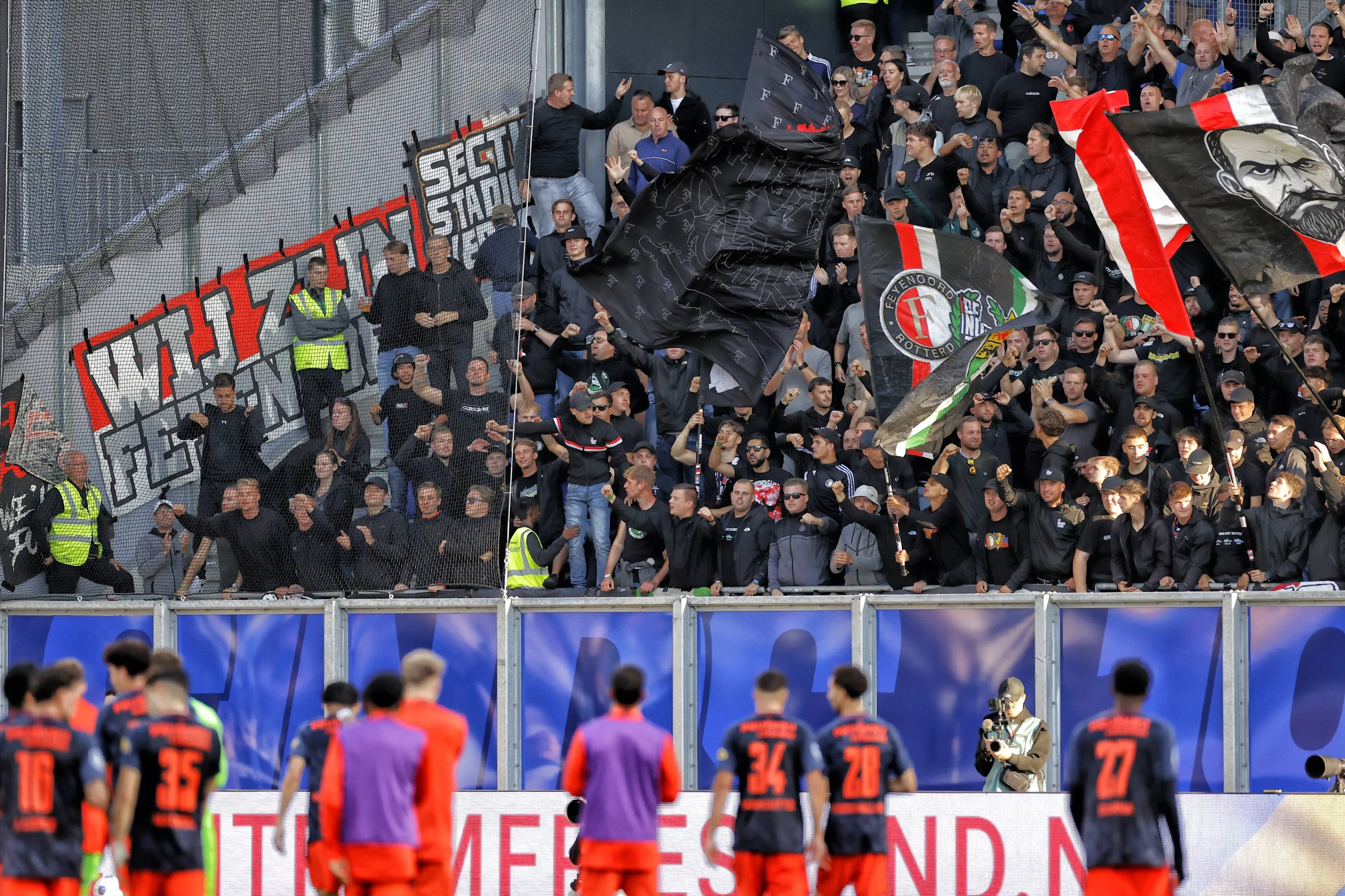 Champions League side under investigation after fireworks injure opposing fans and delay match