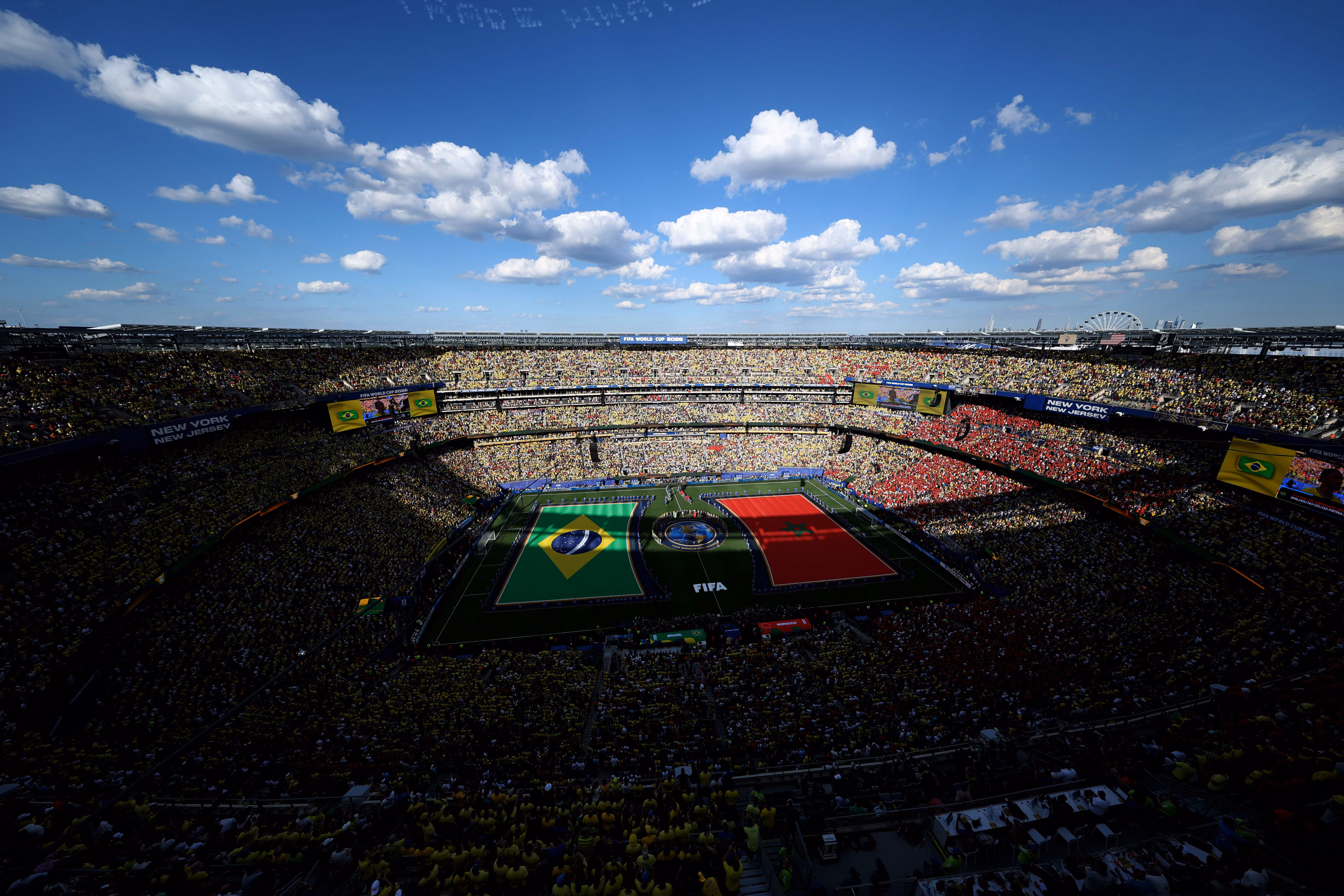Brazil vs Morocco at MetLife Stadium during the 2026 World Cup