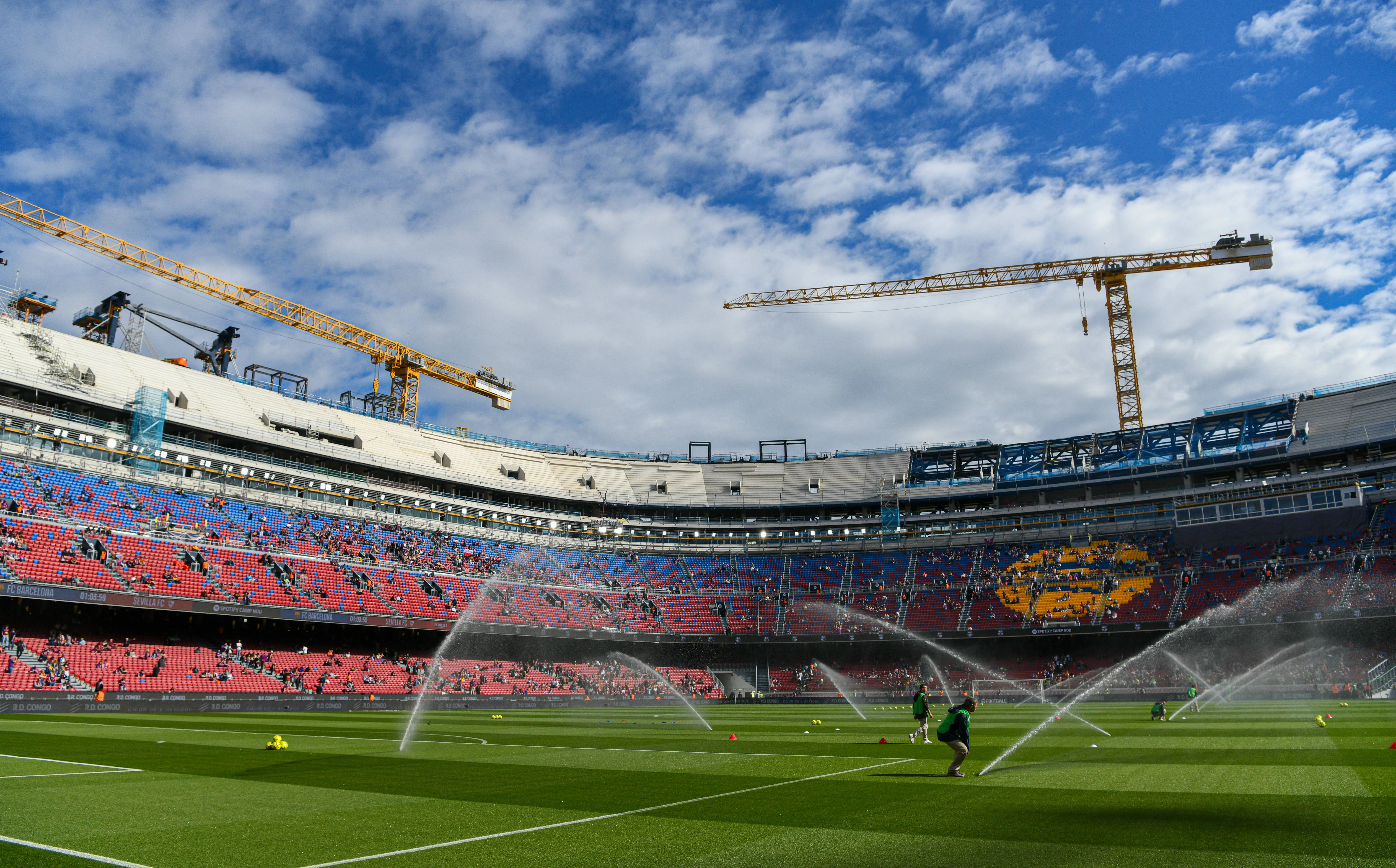 Latest Camp Nou redevelopment footage shows big progress as one huge milestone edges closer