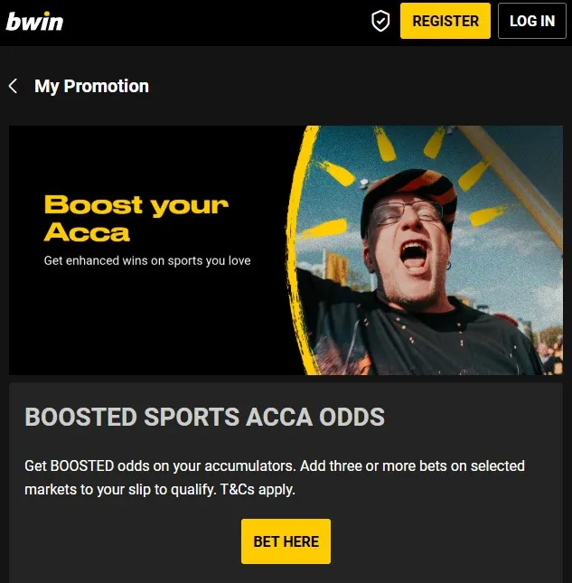 bwin acca boost promotion for existing players