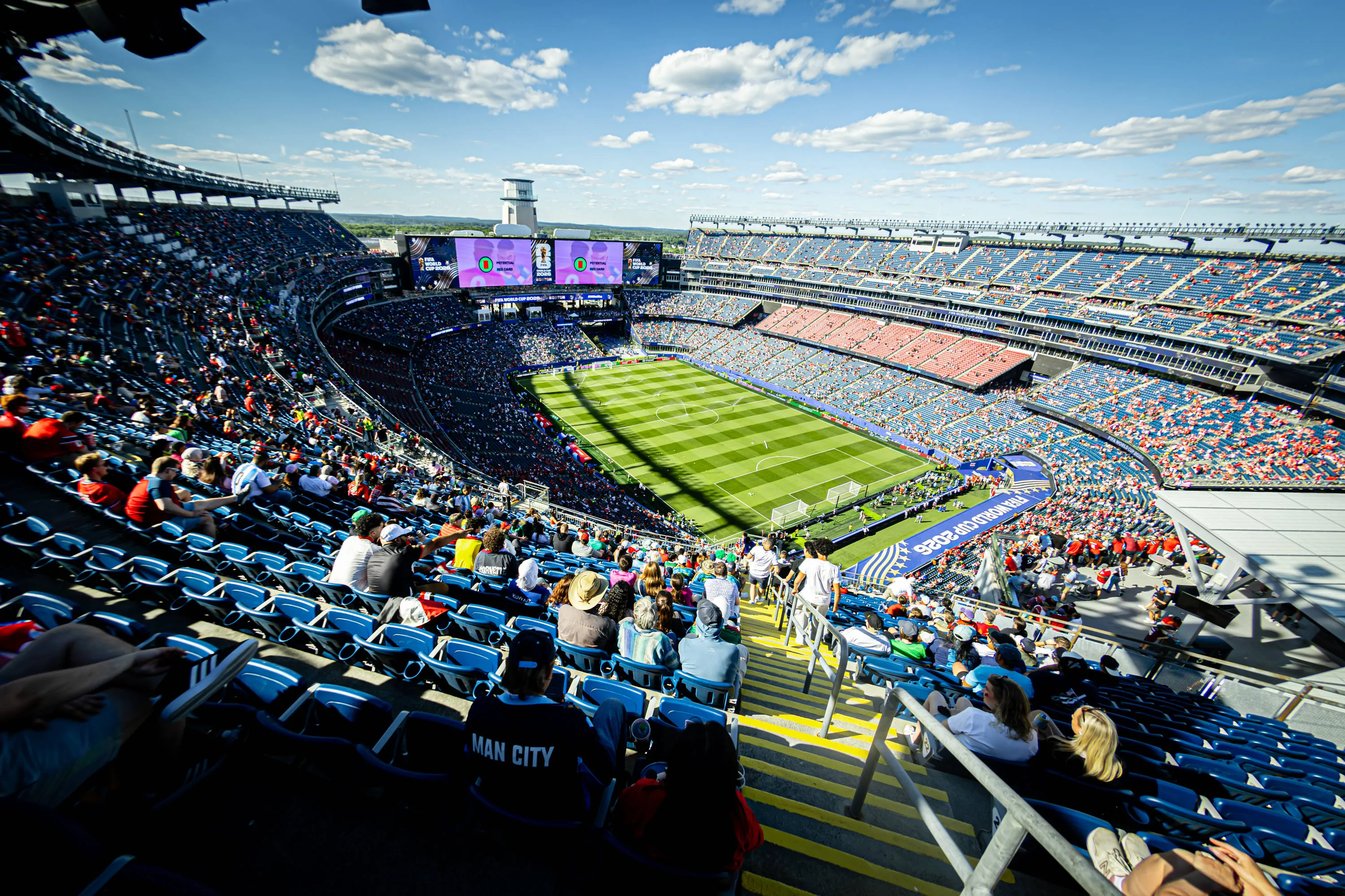 World Cup Group I clash between Iraq and Norway at Boston Stadium