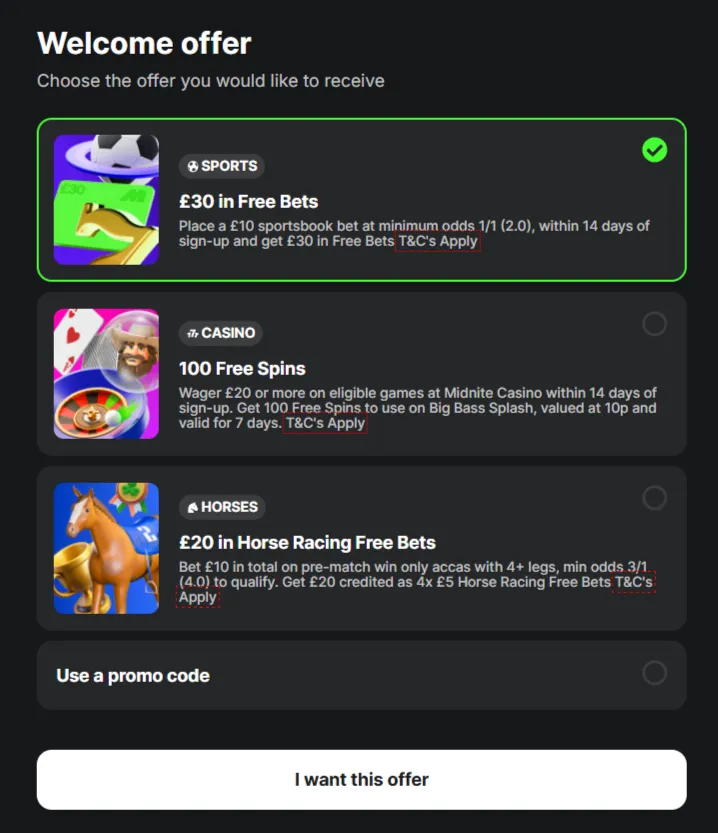 midnite-sports-sign-up-offer-uk