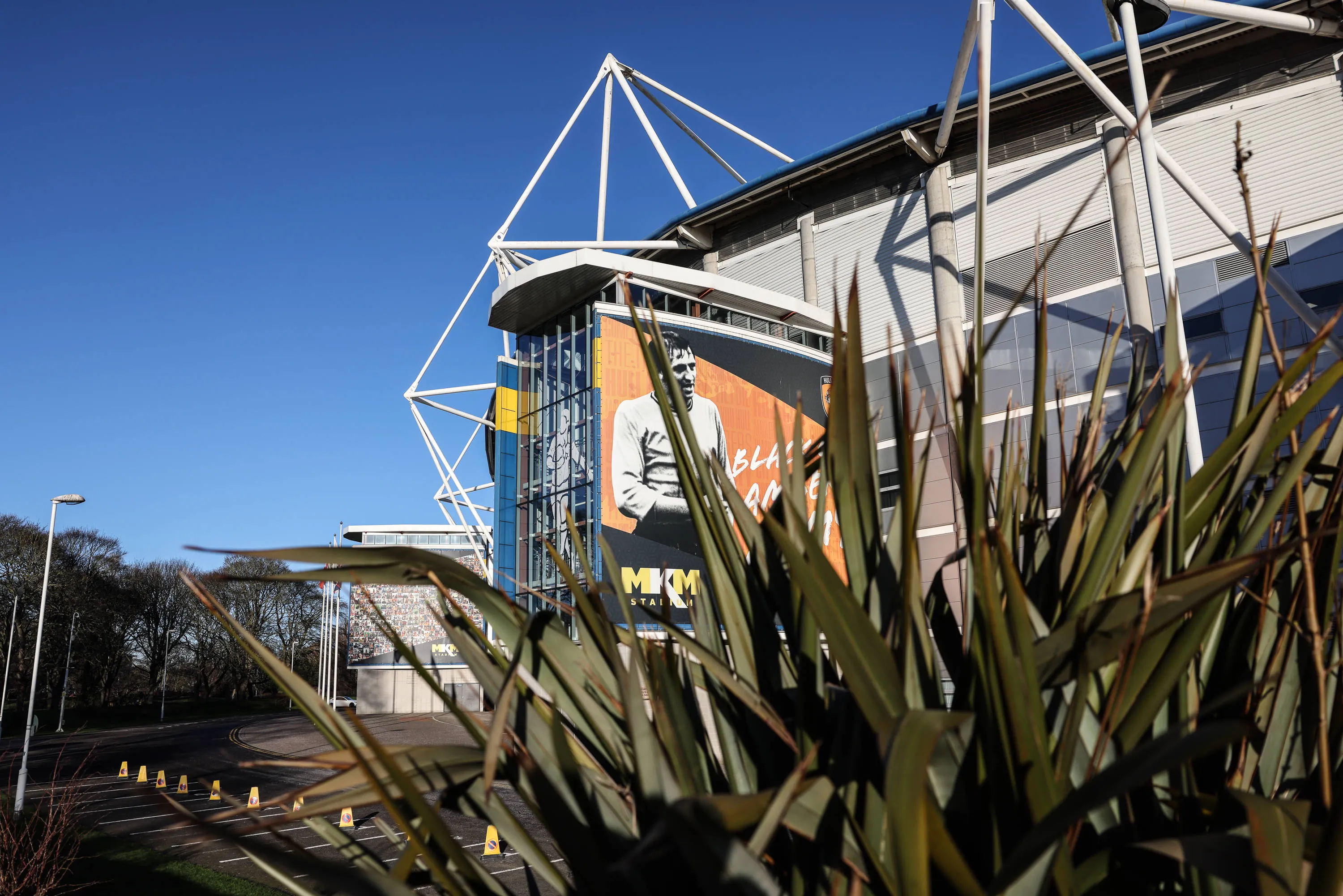 View outside the MKM Stadium