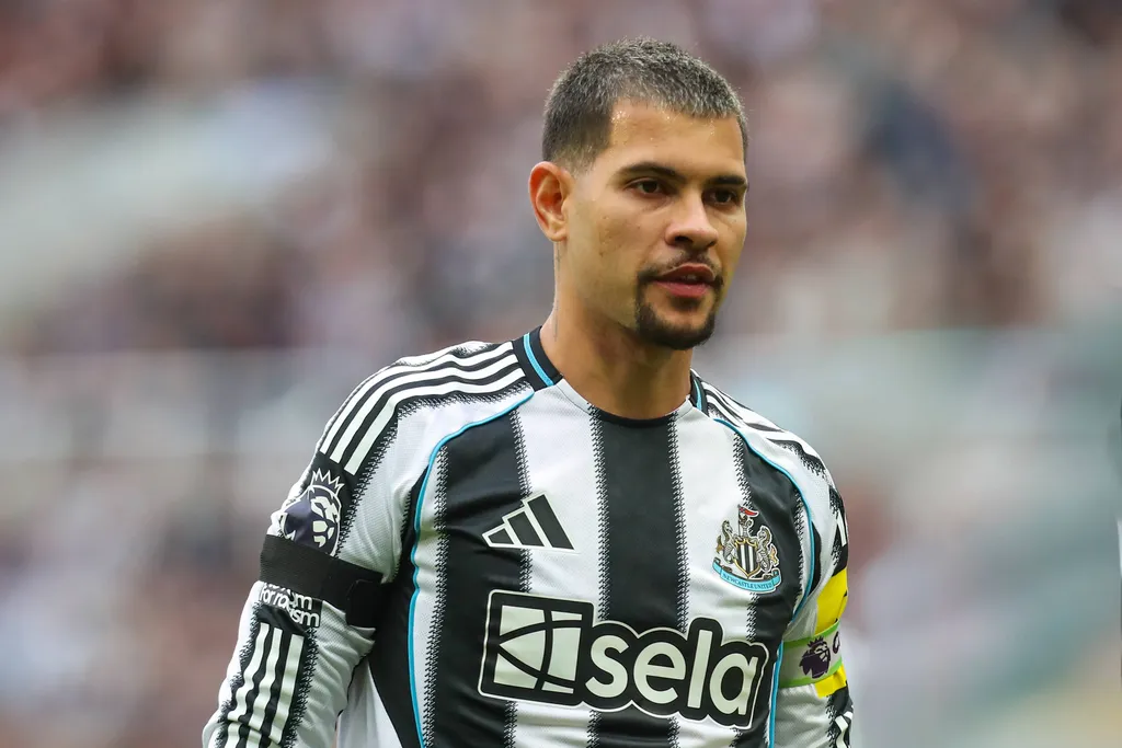 Newcastle United midfielder Bruno Guimaraes