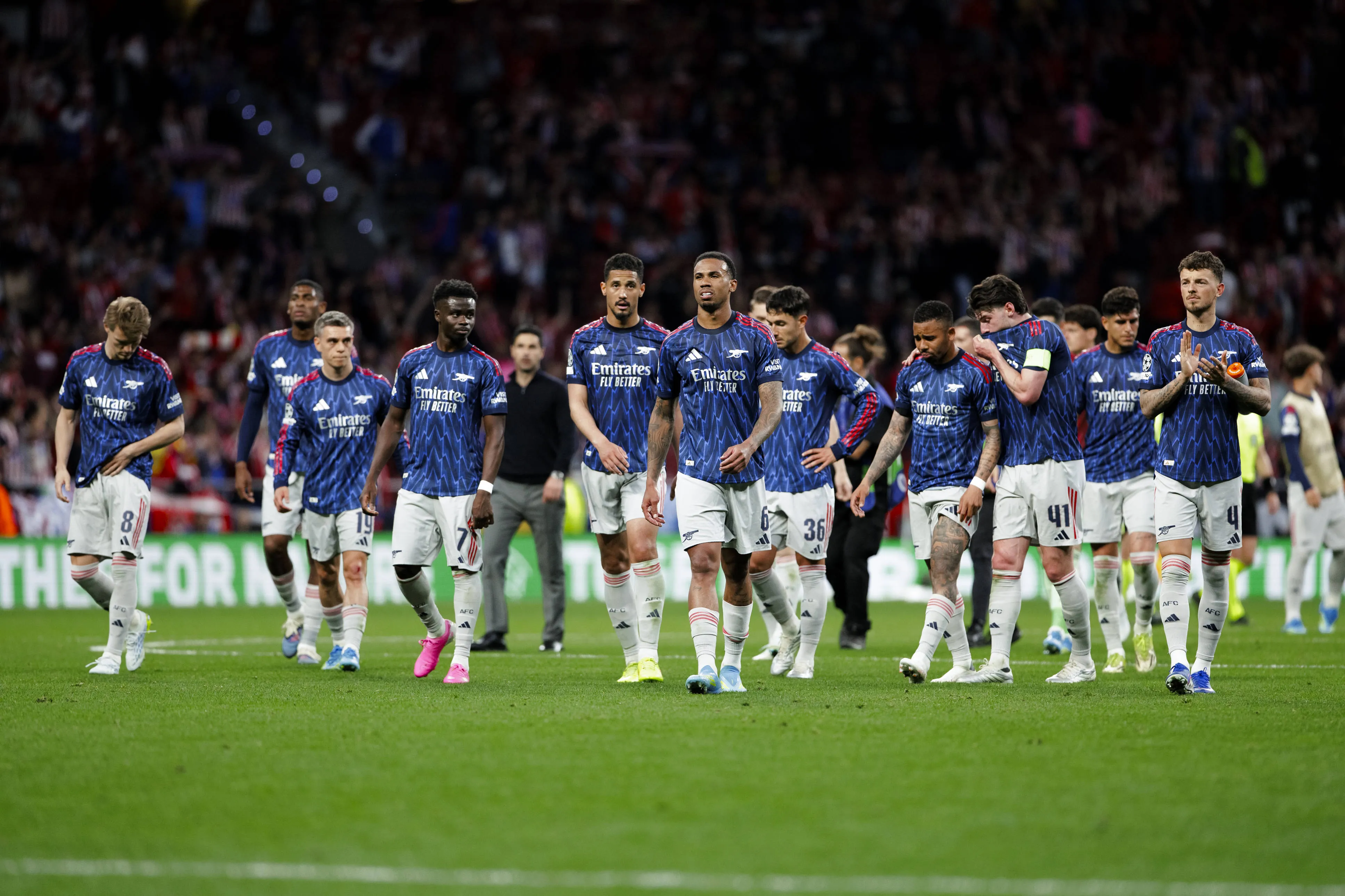 Watch as Arsenal fans mock Spurs on streets of Madrid before big Champions League semi-final clash
