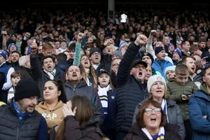 Ex-Leeds hero enjoys a night in the Leeds away end at Hillsborough