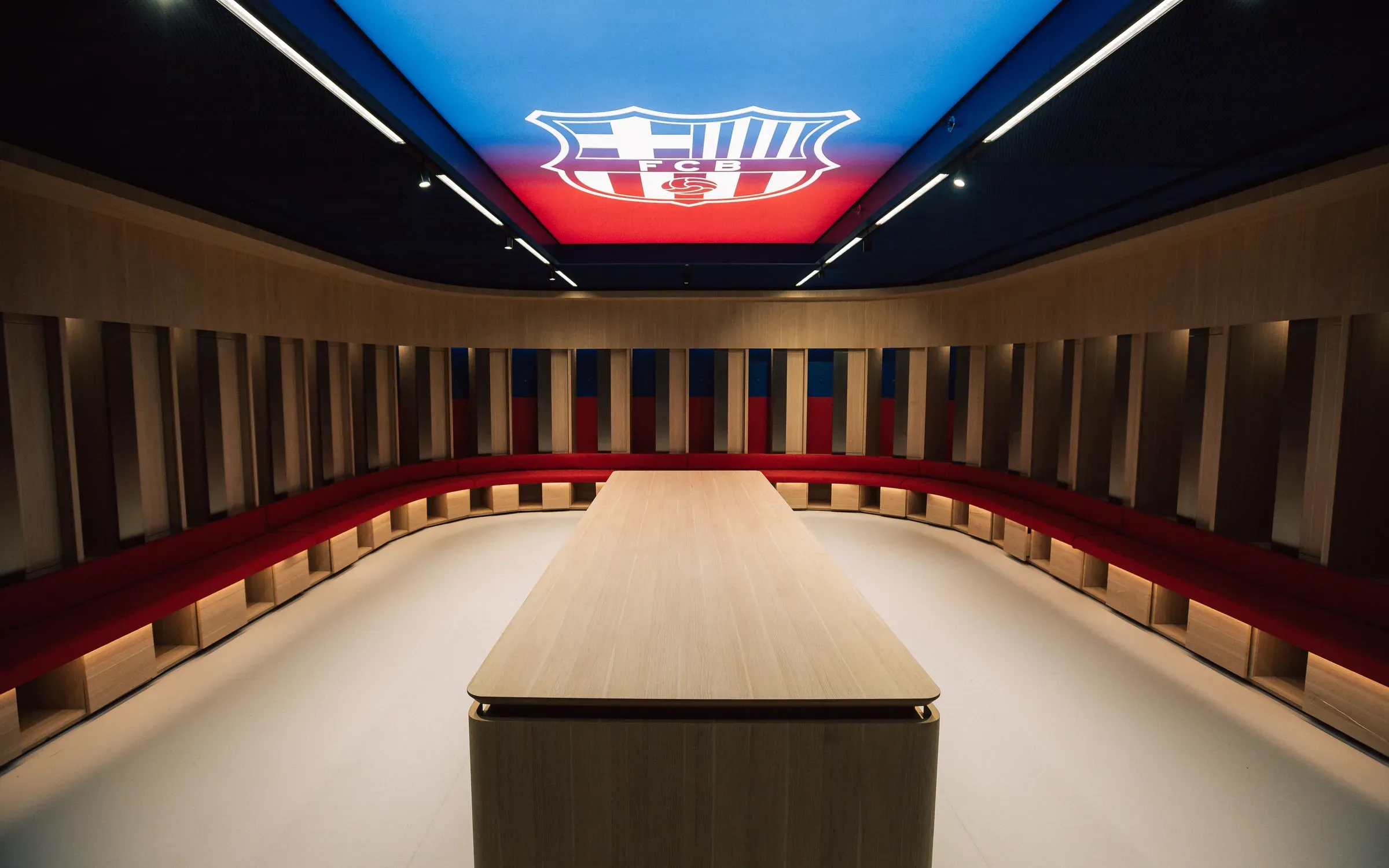 Camp Nou changing rooms