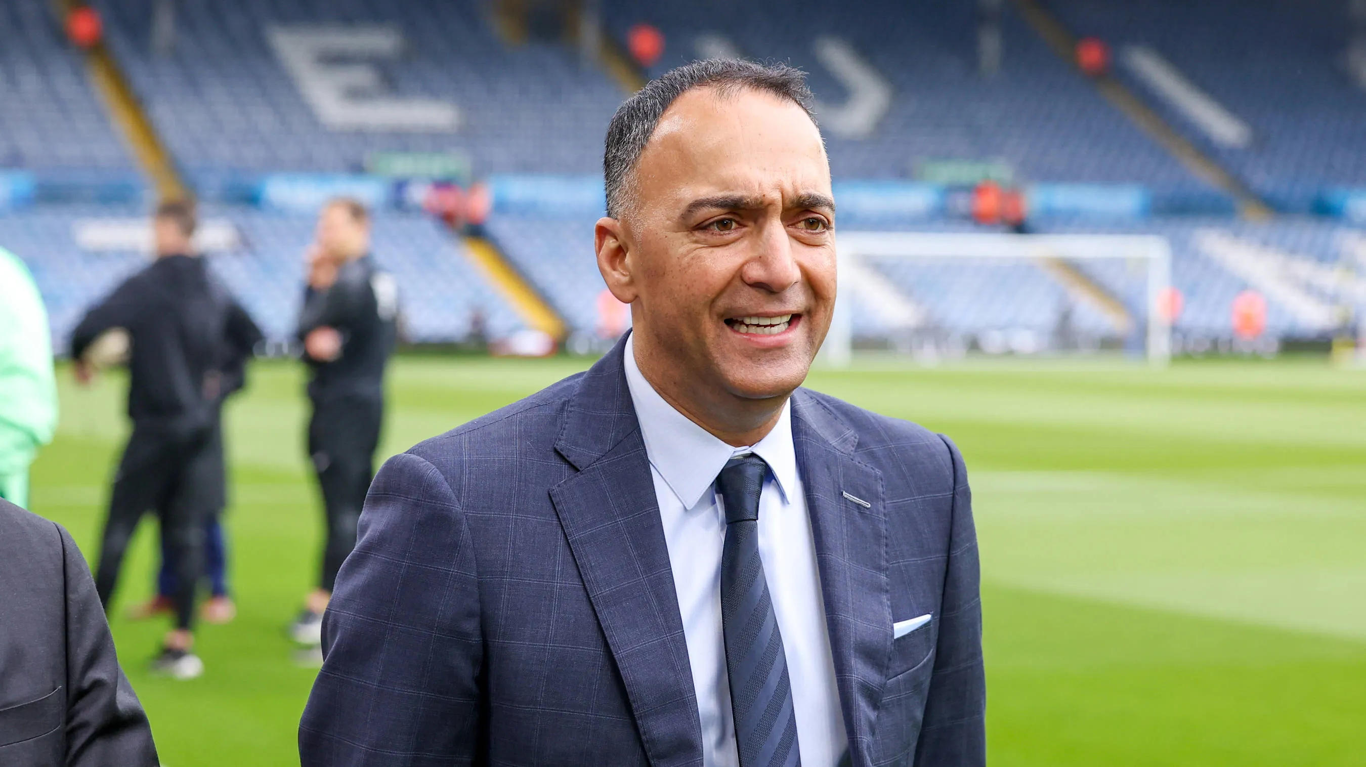 Leeds chairman Paraag Marathe at Elland Road