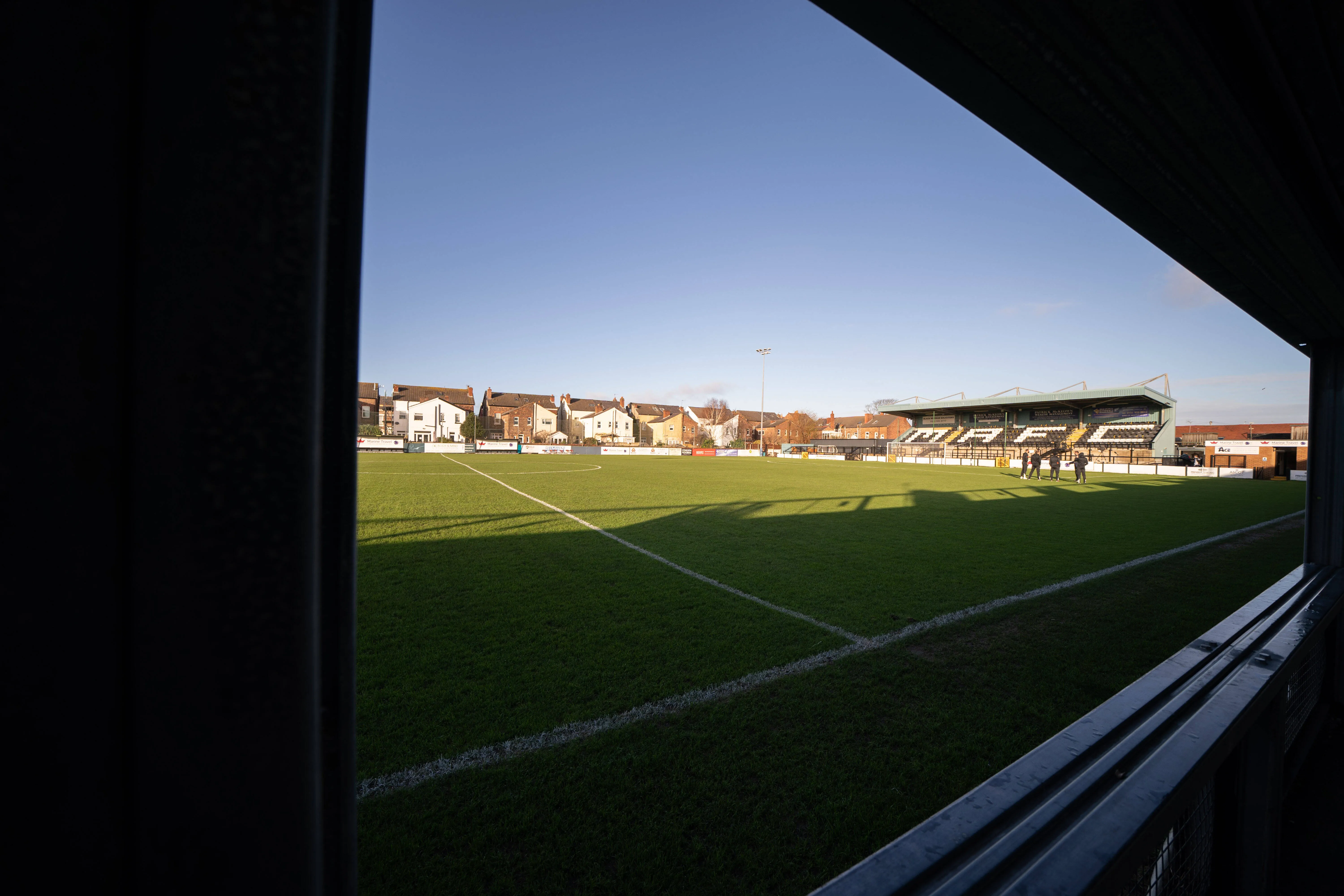 A general view of Rosset Park, home of Marine